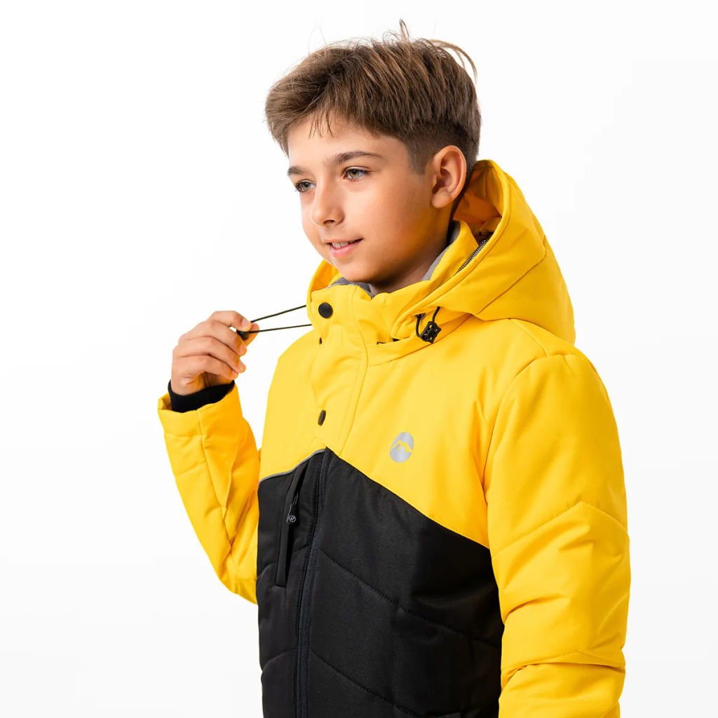 RODOS Утеплённый костюм М-228д Чёрный/Жёлтый