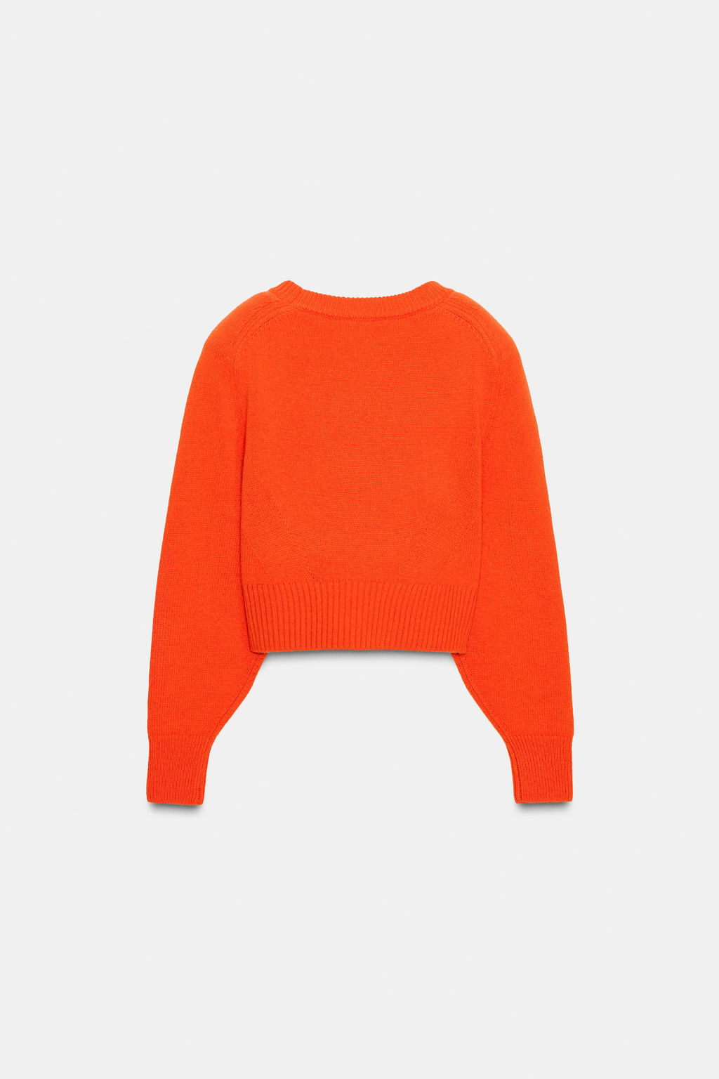 100% WOOL JUMPER WITH SHOULDER PADS - Zara фото 7