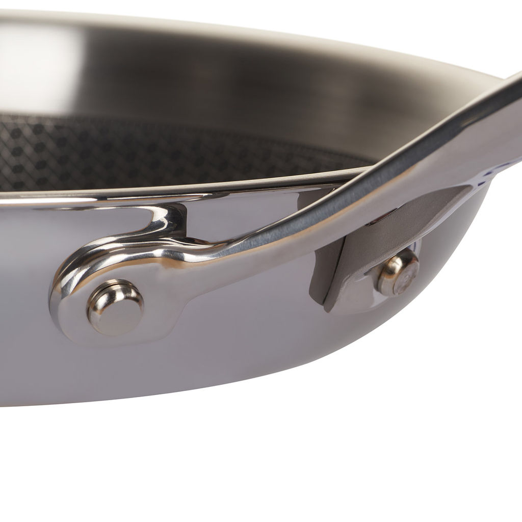 0391 GIPFEL Сковорода MELANIA 28см с трехслойным дном, с антипригарным покрытием 3D ILAG Black. Материал: нерж. сталь 18/10  фото 8