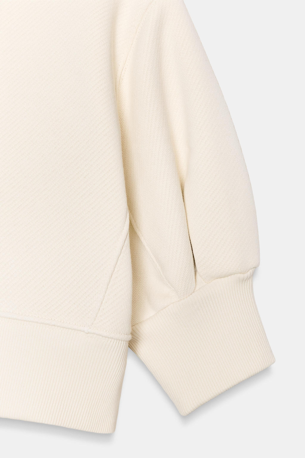 SUDADERA CROP VOLUMEN / Crudo - Zara фото 6