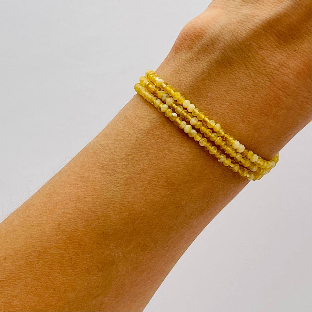 Бусины для украшений из желтого Опала