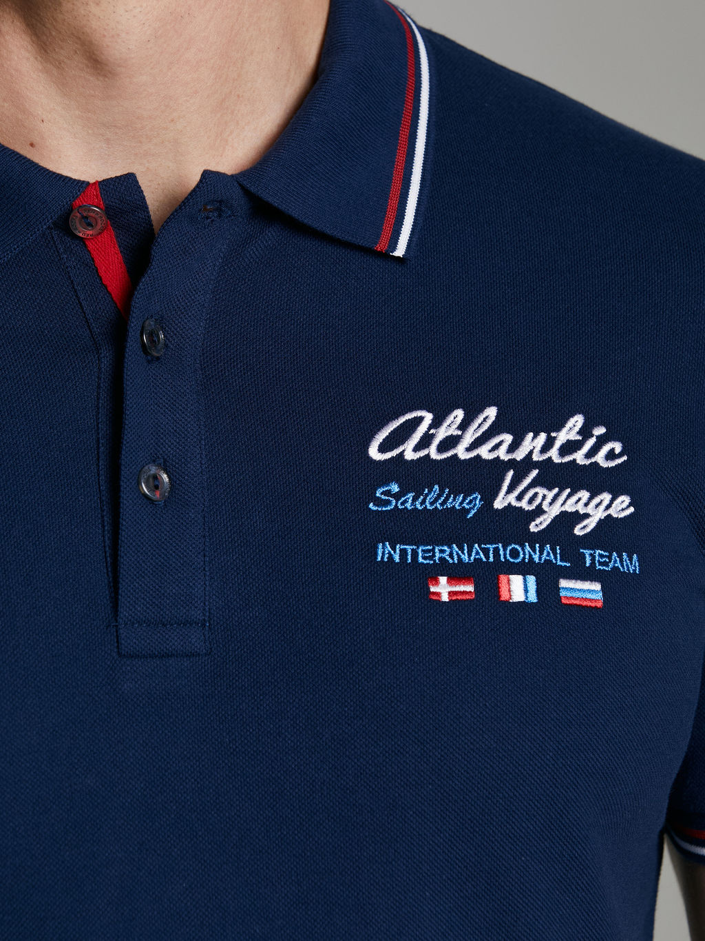 Поло мужское Yachting 65M-RR-1230F RED-N-ROCKS