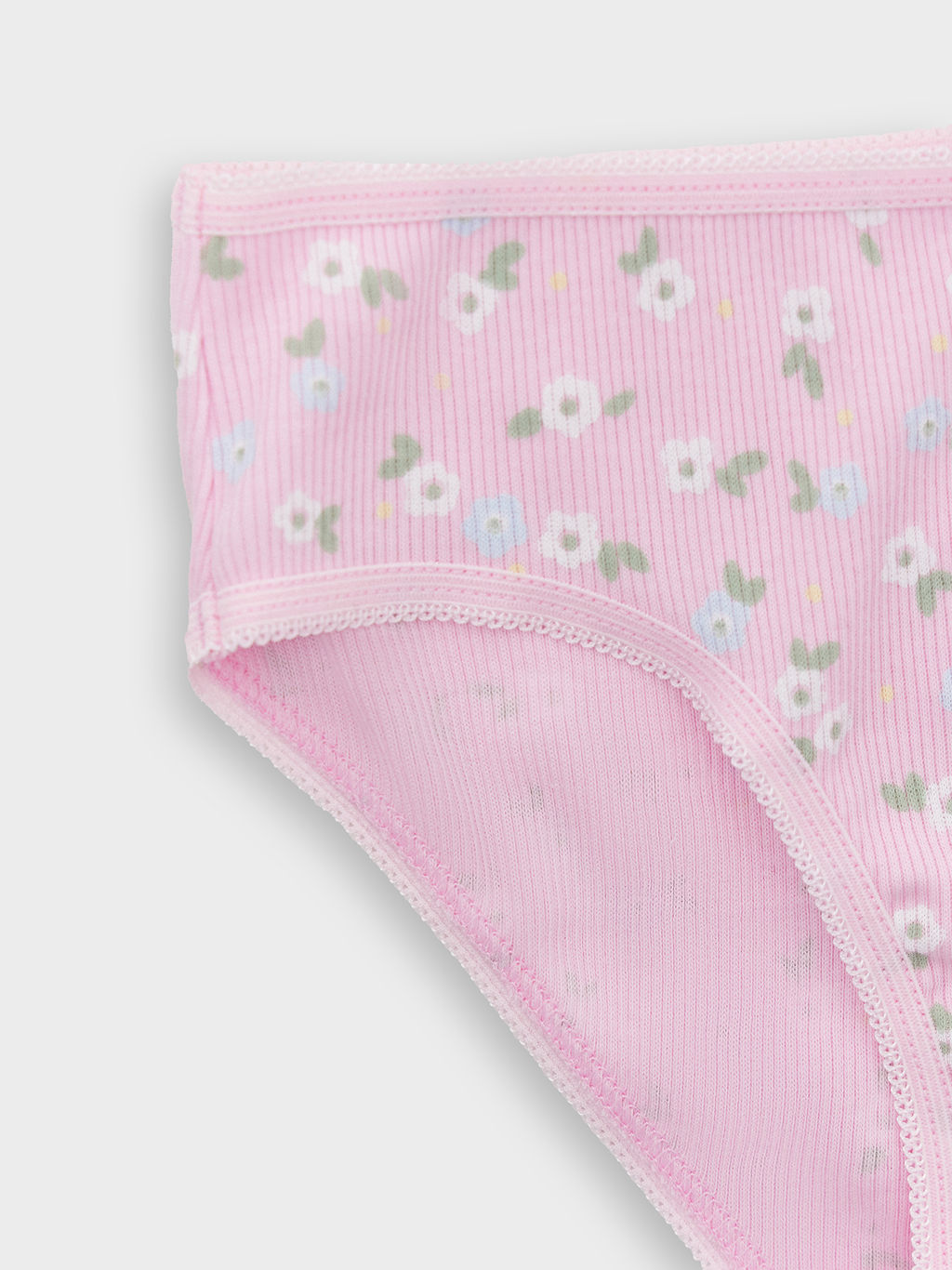Цена за 2 штуки! Трусы для девочек розовые с цветочным принтом - Mark formelle фото 3