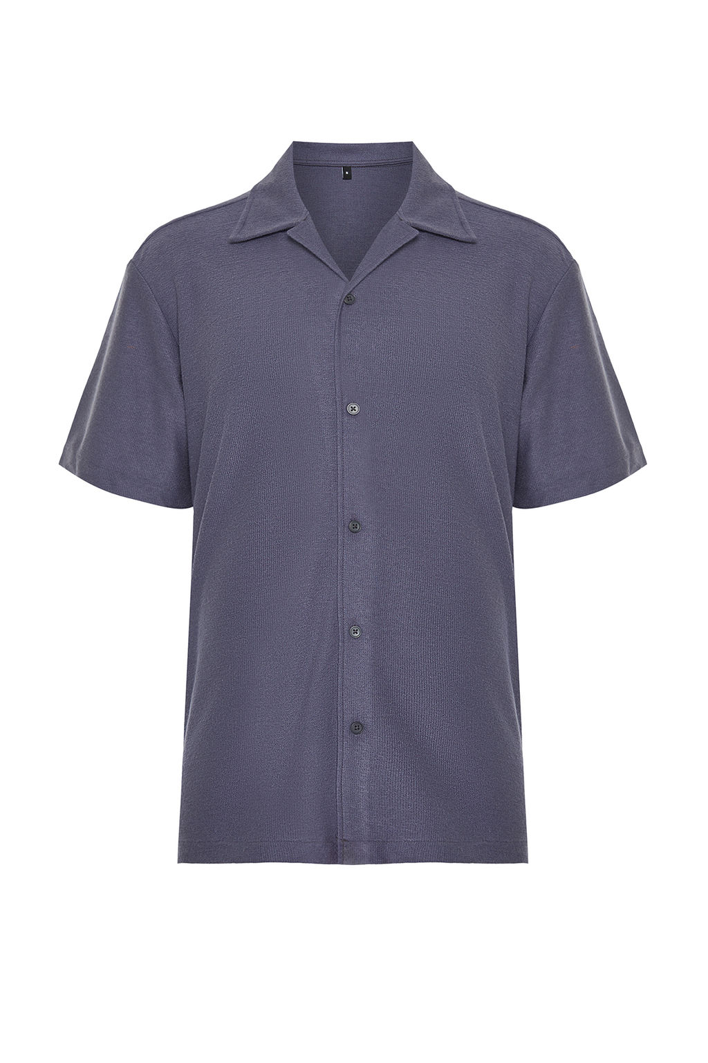 Indigo Relaxed Fit Apas Yaka Gomlek TMNSS24GO00017