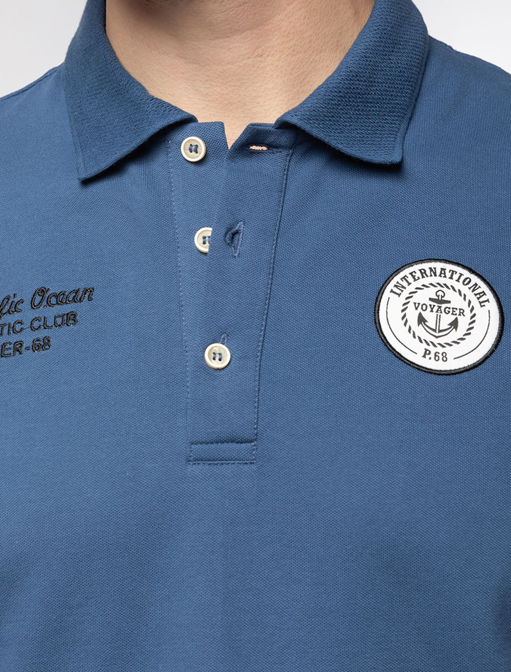 VILATTE / Футболка-поло из трикотажа пике с эластаном  фото 2