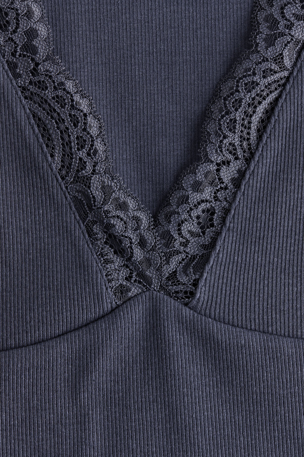 Top con ribete de encaje - H&m фото 4
