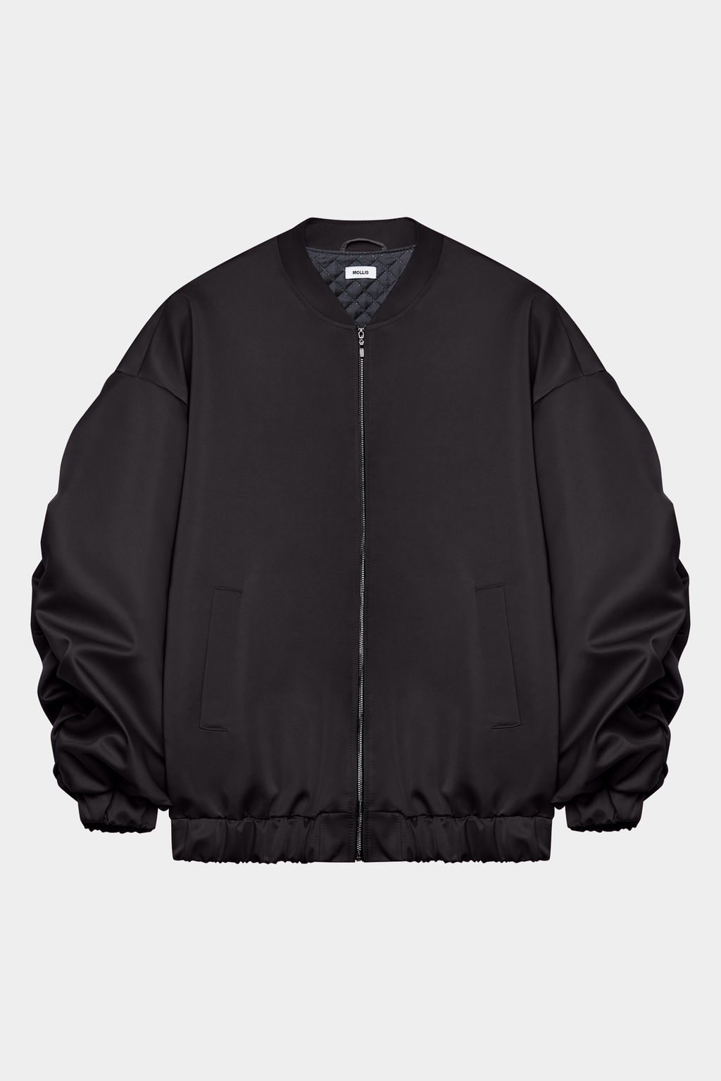 Бомбер утепленный из сатина - Mollis фото 6