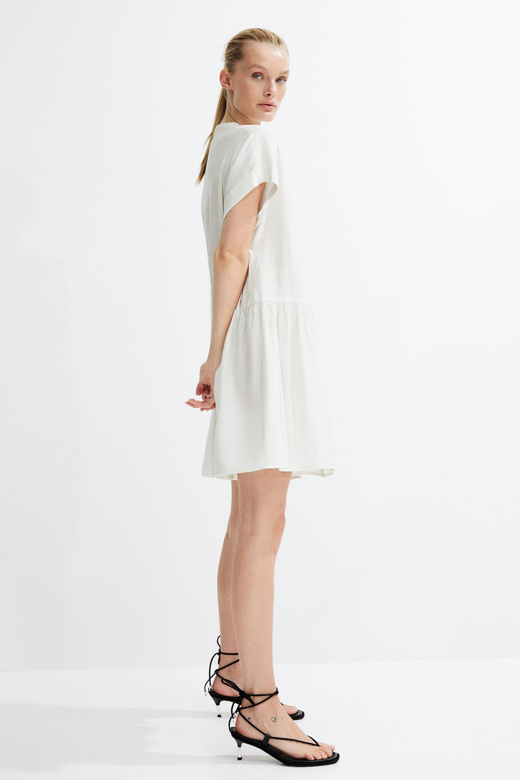 Vestido tunica efecto arrugado - H&m фото 4