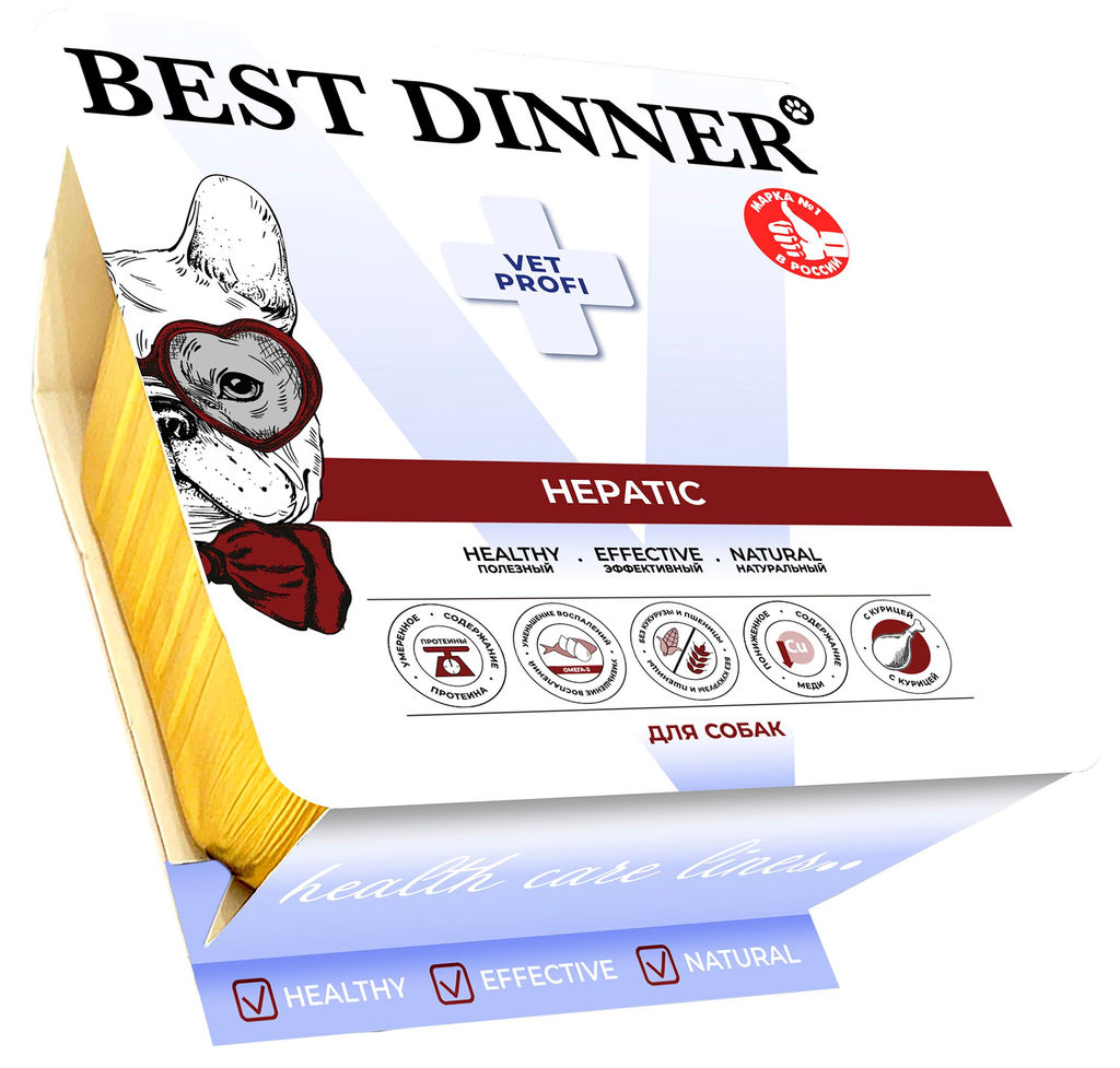 Паштет с курицей для собак Vet Profi Hepatic