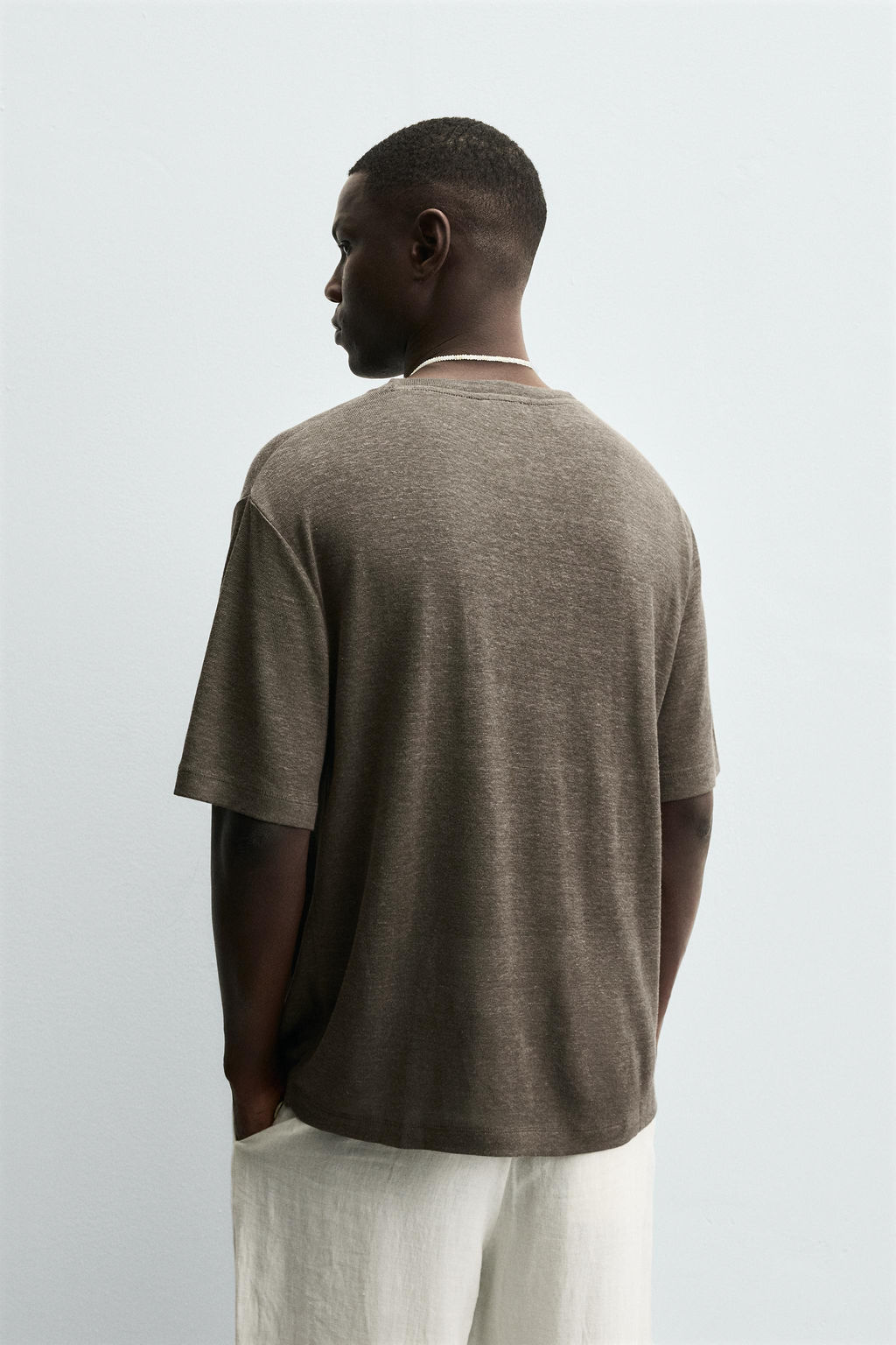 HEMP - VISCOSE T-SHIRT - Zara фото 3