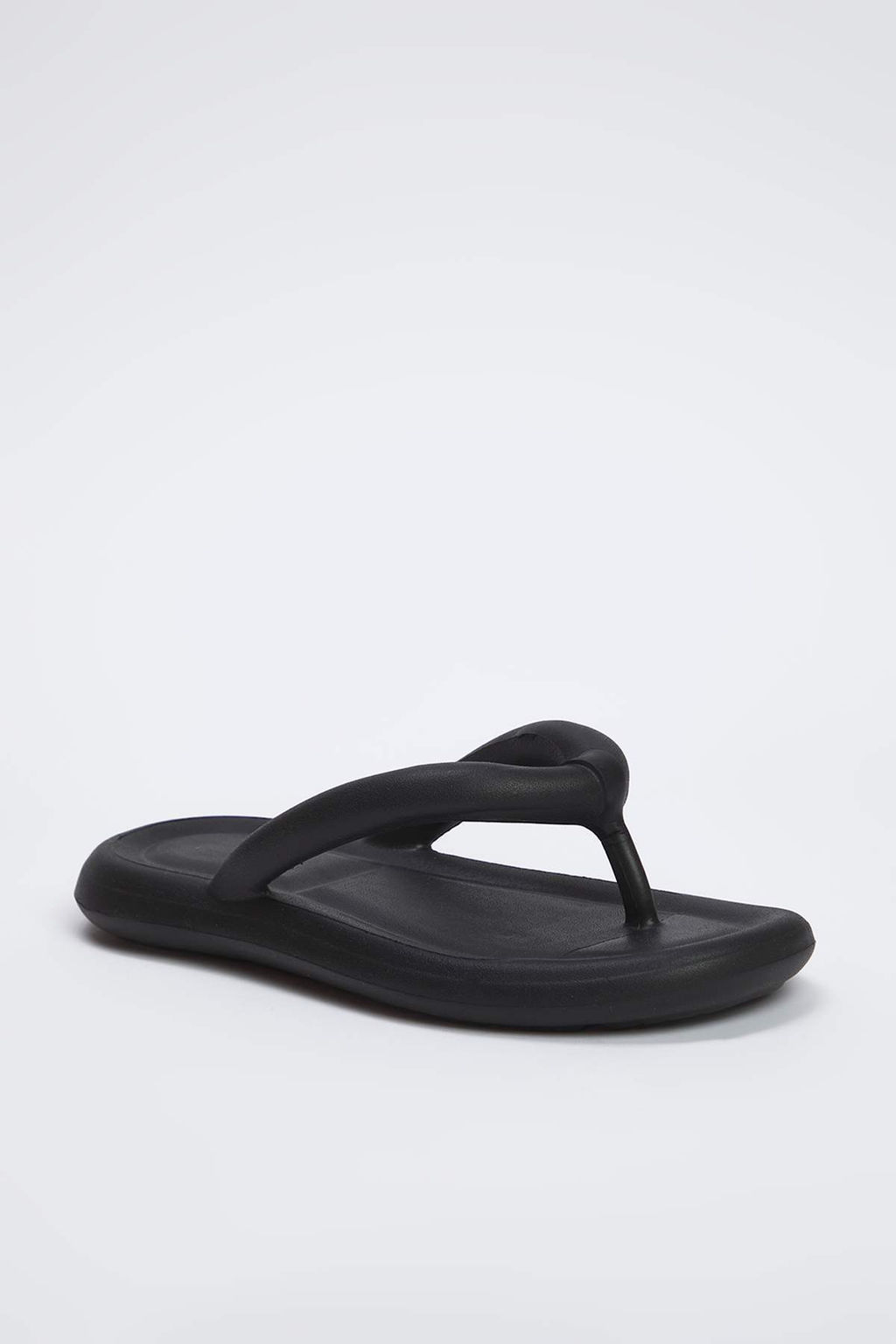 Trendyolmilla Shoes Siyah Dolgulu Kad?n Parmak Aras? Terlik TAKSS25TE00050  фото 2
