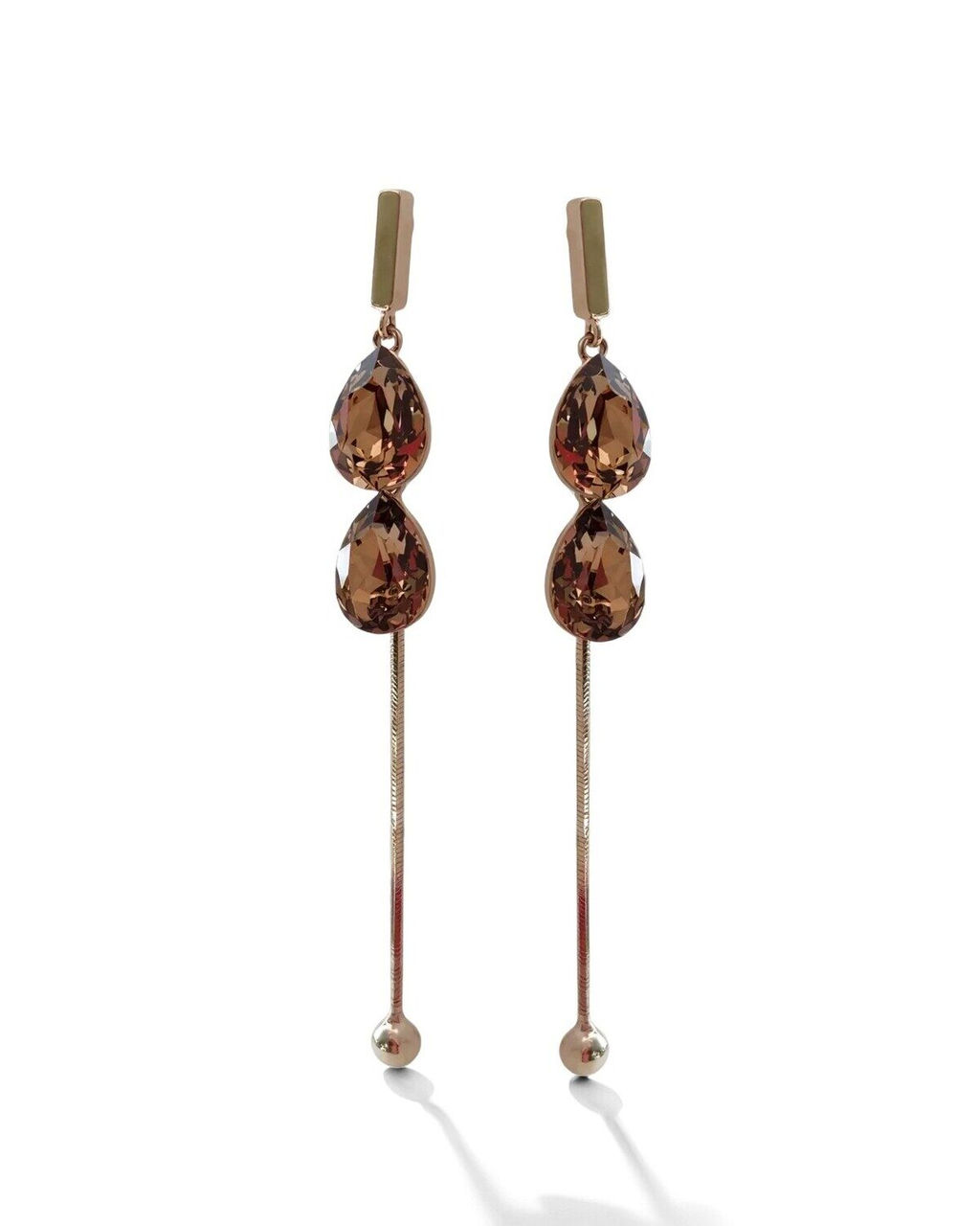 Серьги с кристаллами Swarovski