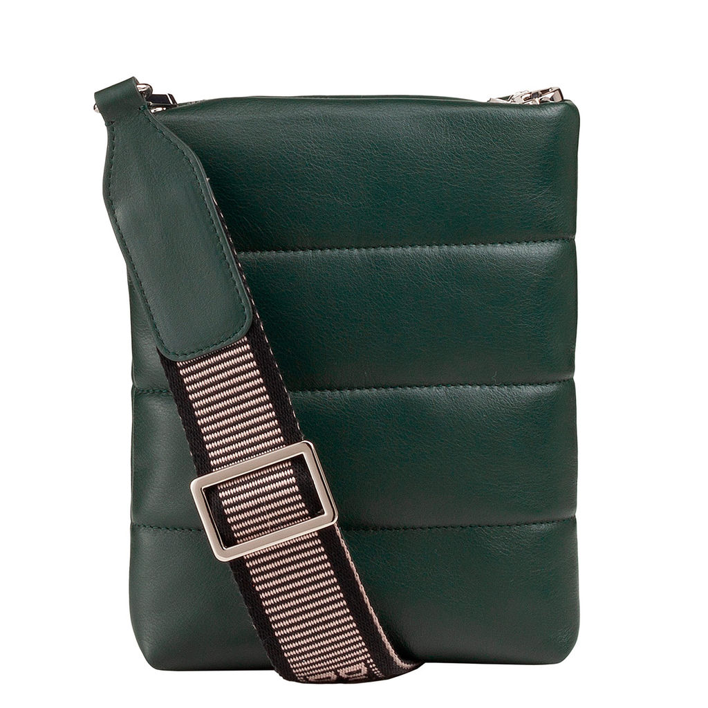 Итальянская кожаная сумка DuDu серии Falkland | зеленый