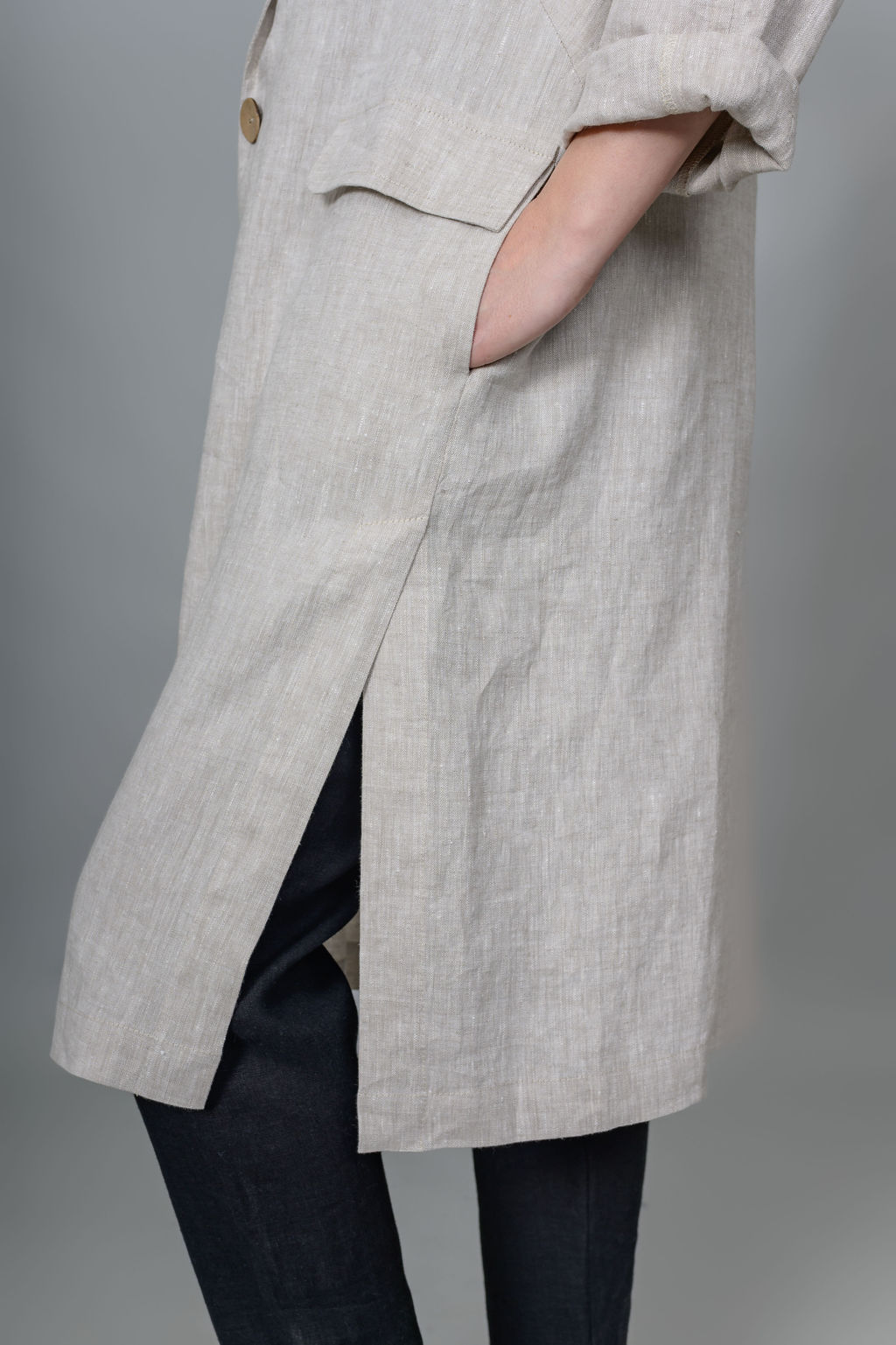 Жакет 100% лен