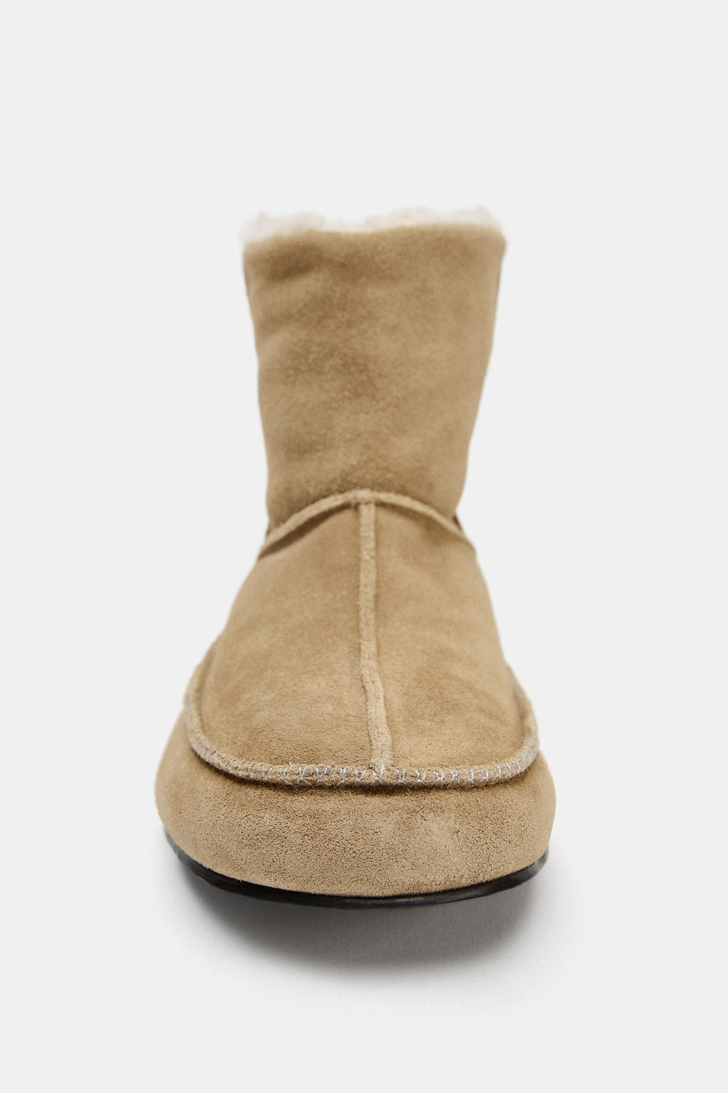 SOFT LEATHER ANKLE BOOTS - Zara фото 4