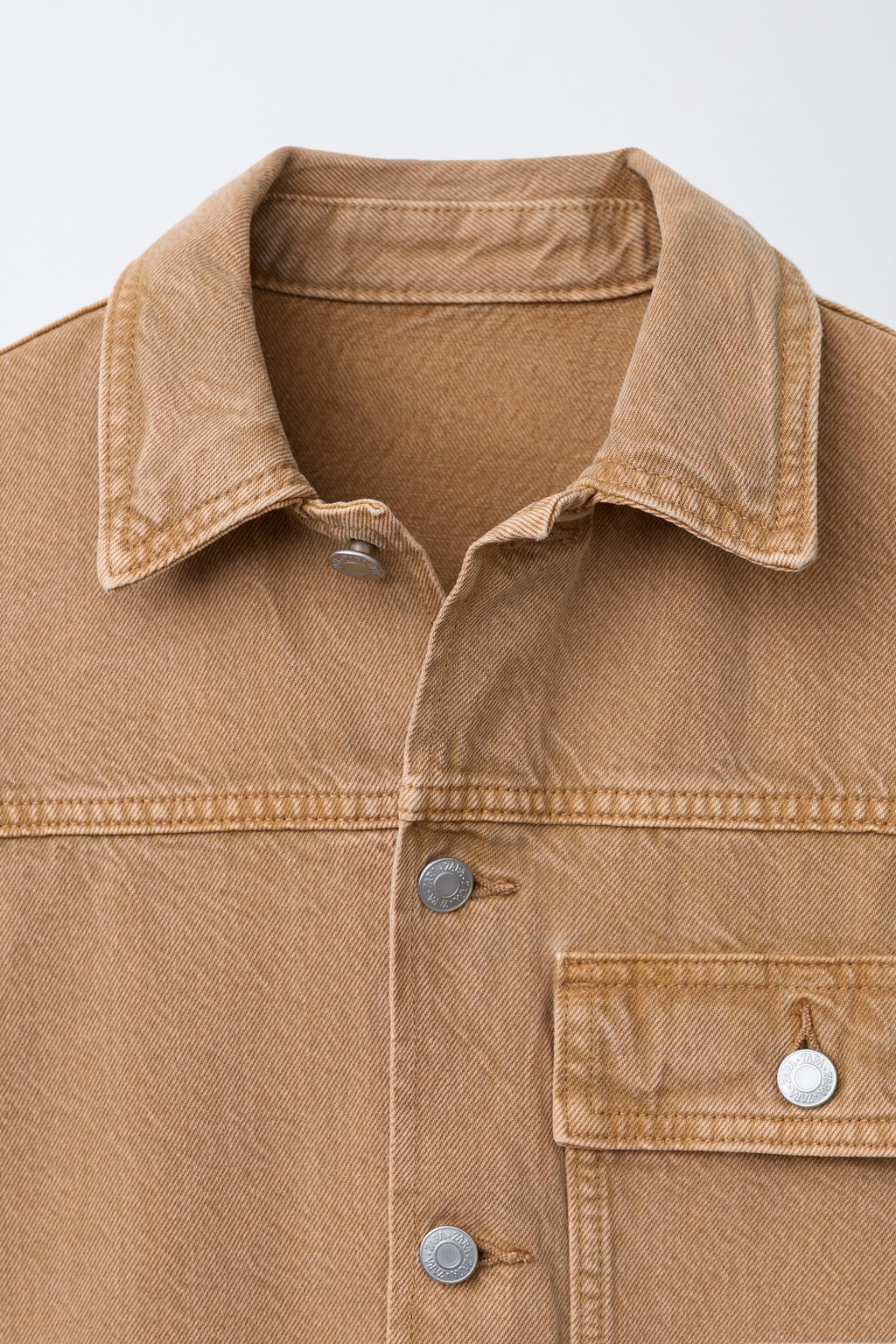 CANVAS OVERSHIRT WITH POCKET - Zara фото 3