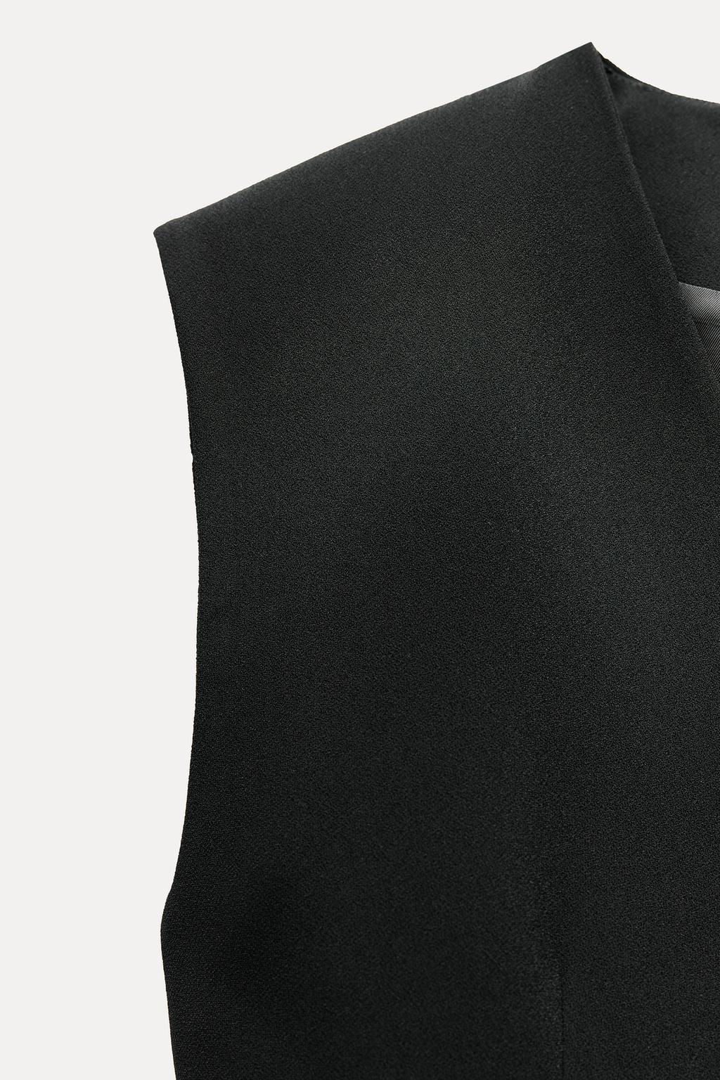 ZW COLLECTION WAISTCOAT WITH BELT AND VENTS - Zara фото 10