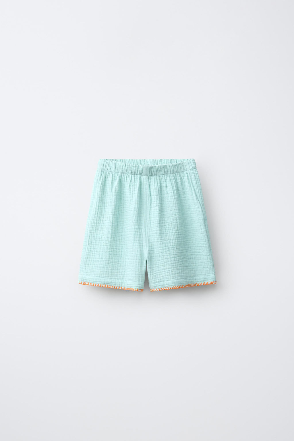 6-14 A?OS/ PIJAMA TEXTURA BOLSILLO / Verde agua - Zara фото 6