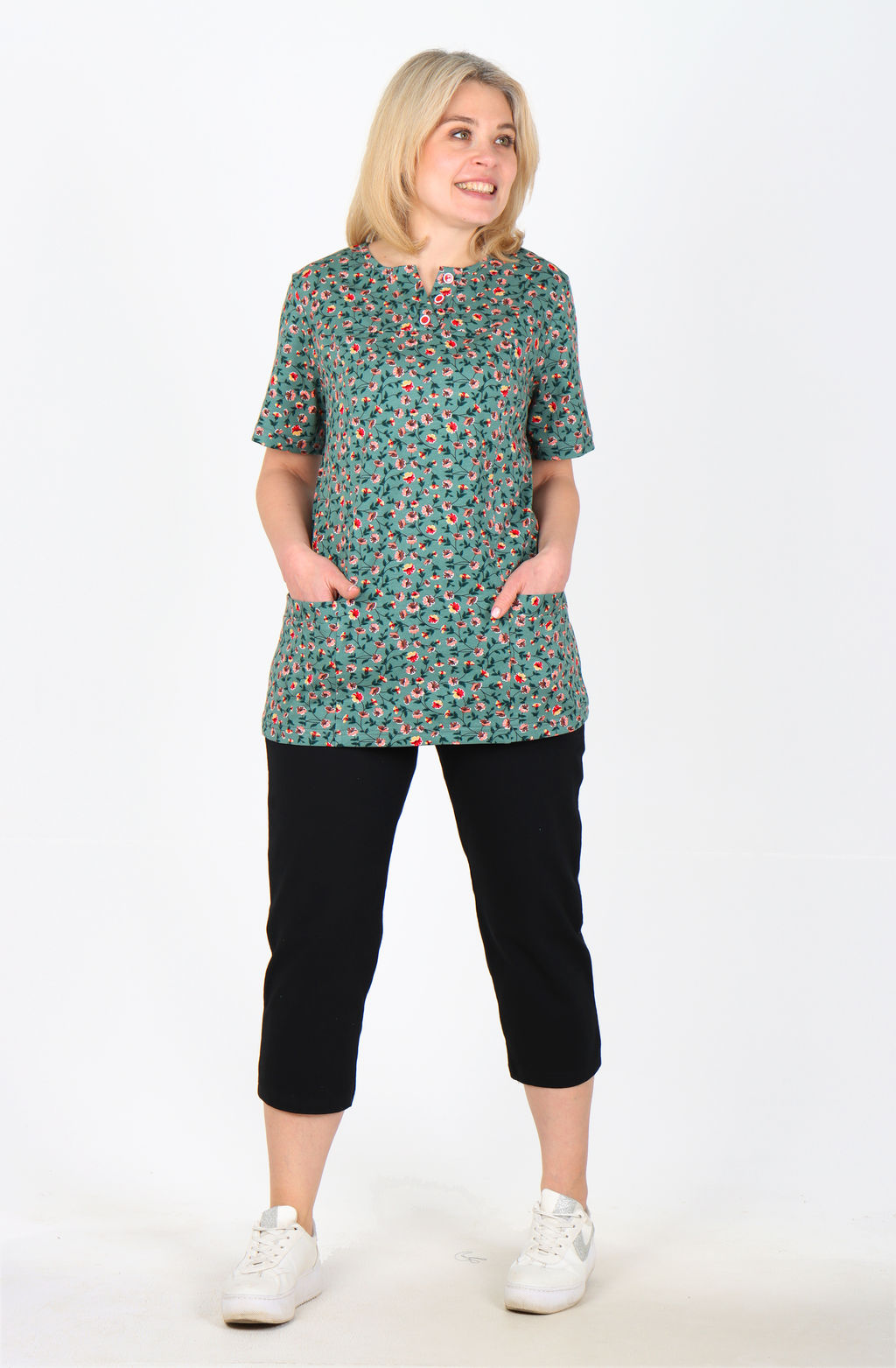 Футболка Кира Ф-105 (46-64) кулирка - Лотос фото 8