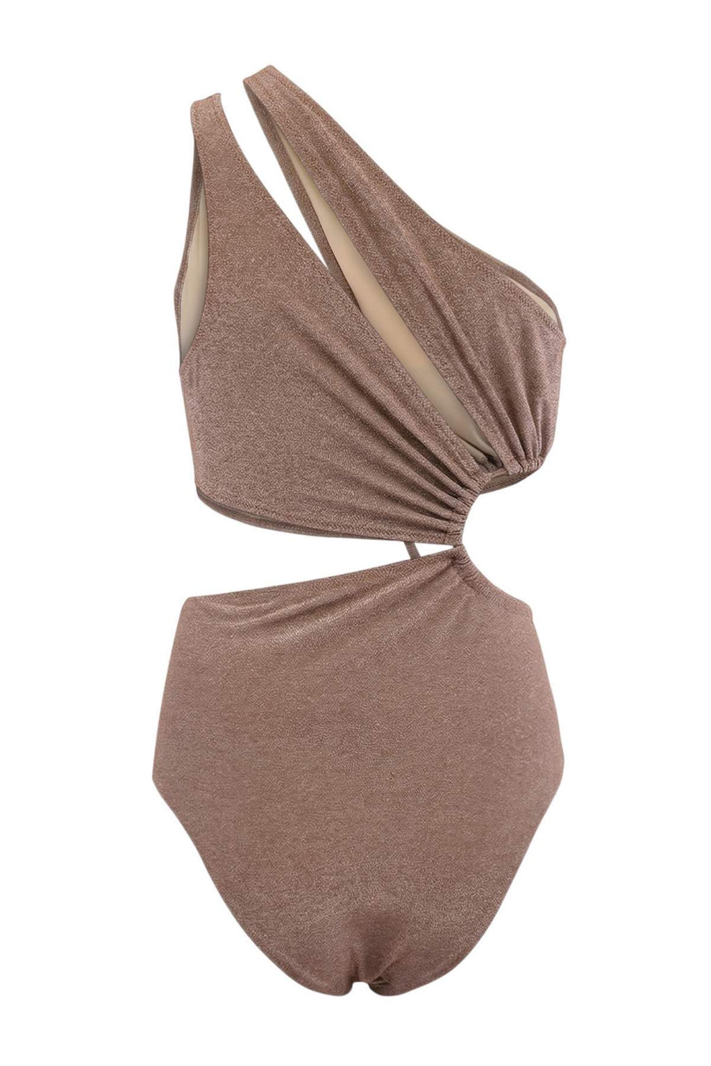 TRENDYOLMILLA Saks Tek Omuz Cut Out/Pencereli Simli Regular Core Mayokini TBESS25MY00004 фото 9