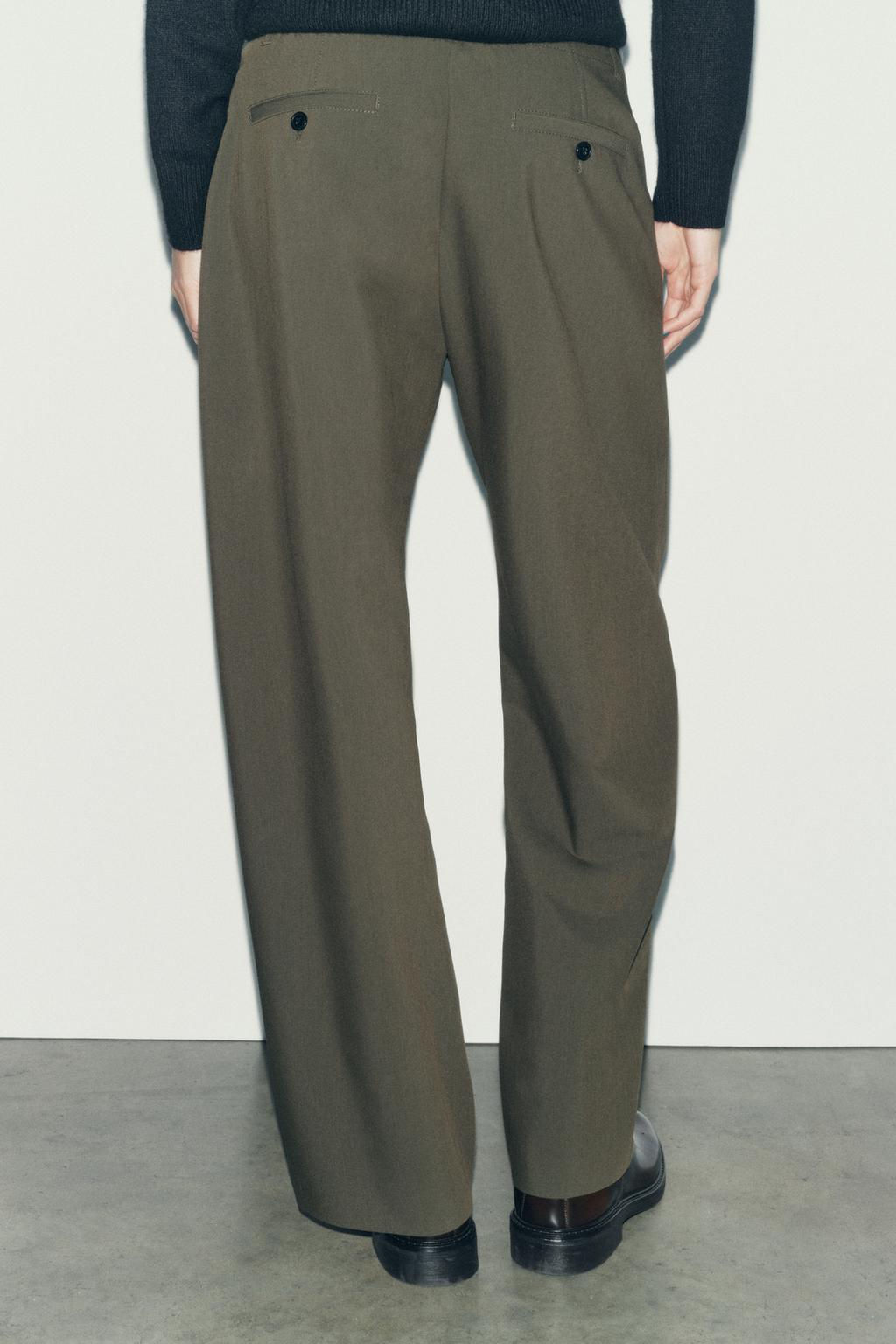 ZW COLLECTION STRAIGHT-FIT TROUSERS - Zara фото 12