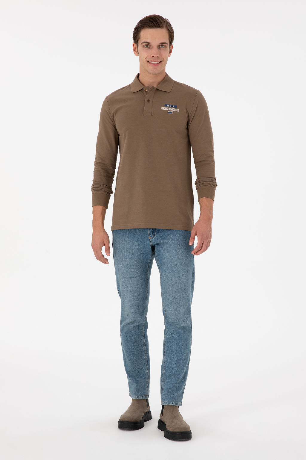 Мужской свитшот цвета хаки Неожиданная скидка в корзине - U.s. polo assn фото 11