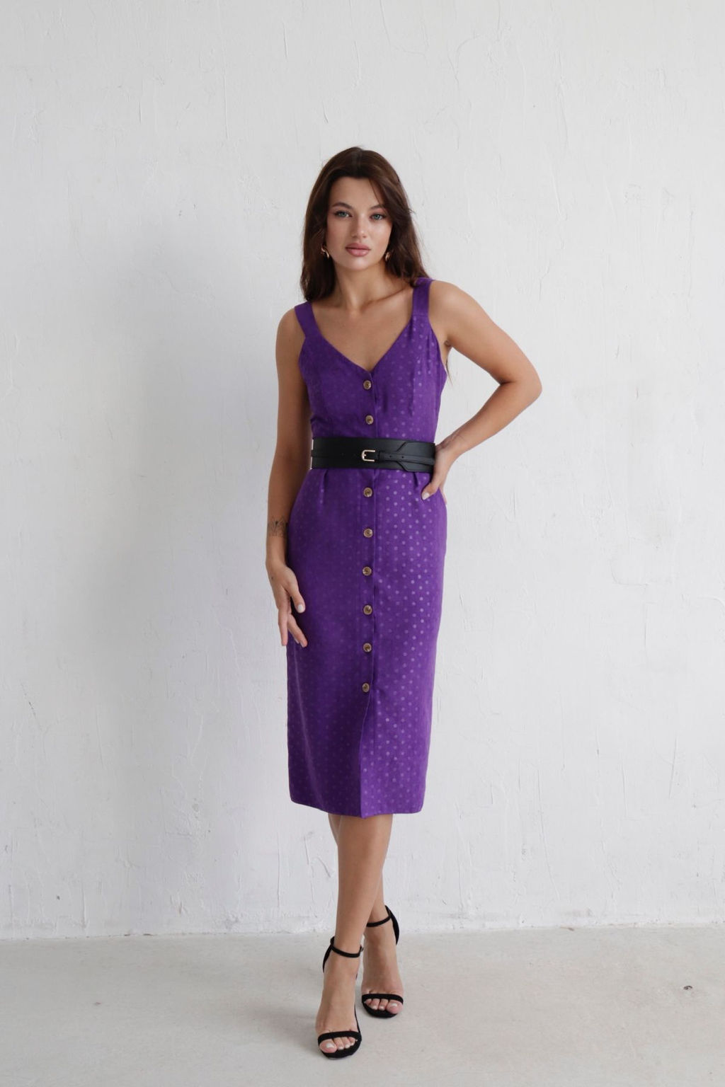 Сарафан классический фиолетовый - Martichelli фото 13