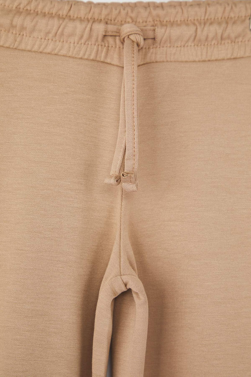 Antrasit-Bej Pamuklu 2li Duz/Basic Beli Lastikli Orme K?z Cocuk Pantolon TKDAW26TA00002 - Trendyolmilla фото 3