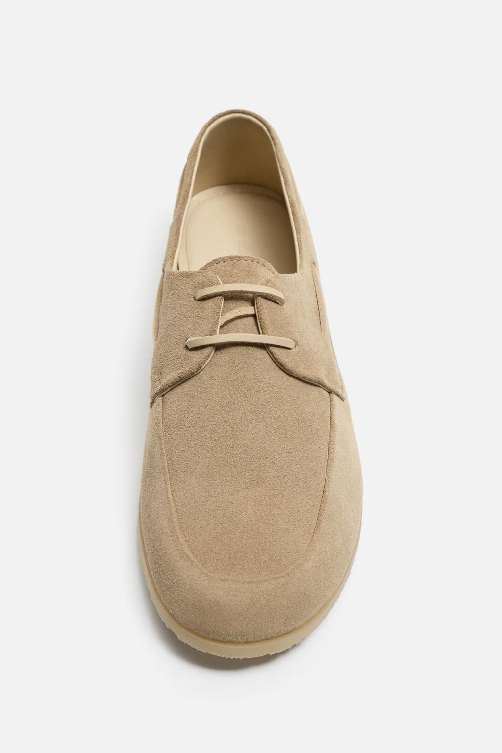 LEATHER DECK SHOES - Zara фото 7