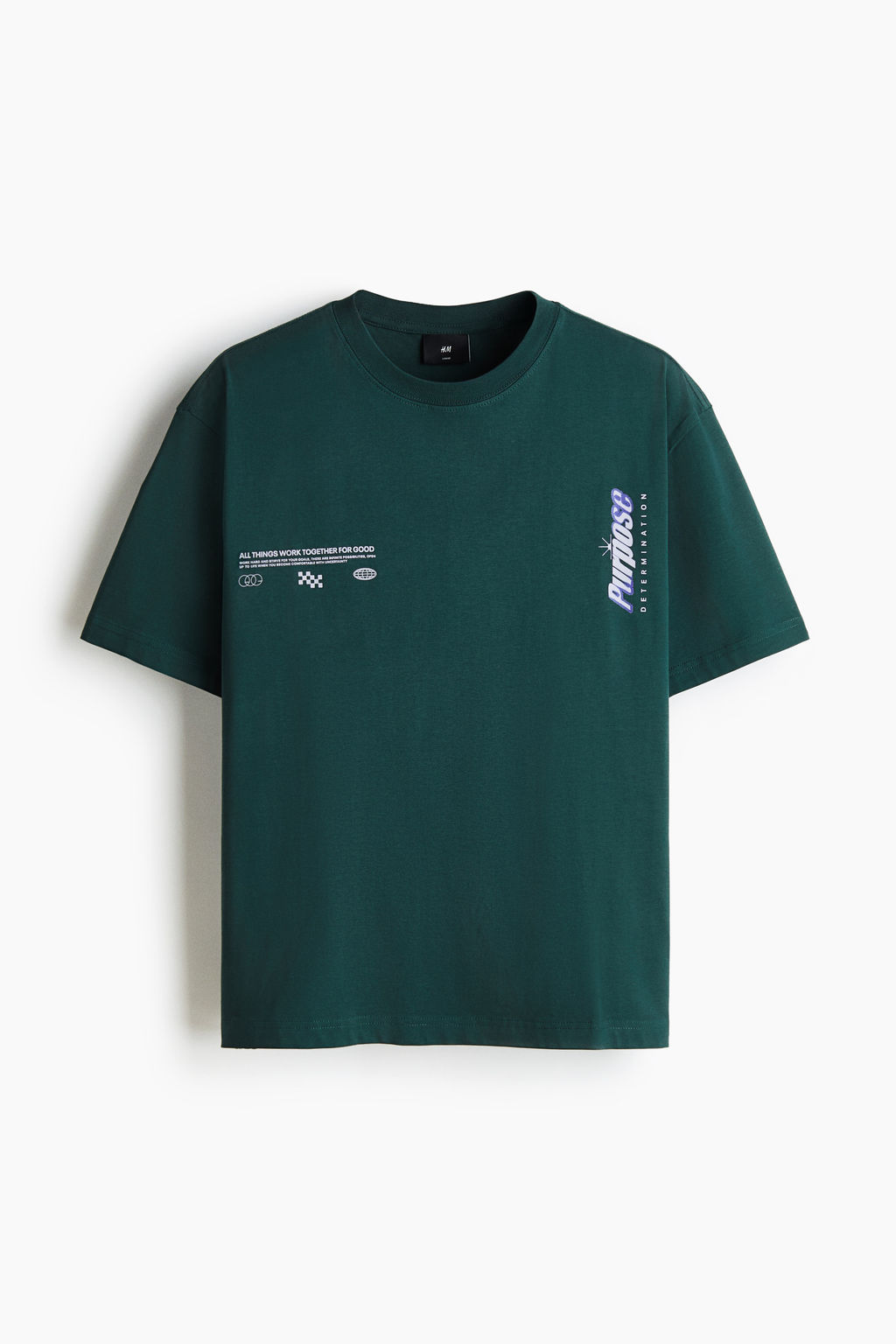 Camiseta estampada Relaxed Fit - H&m фото 4