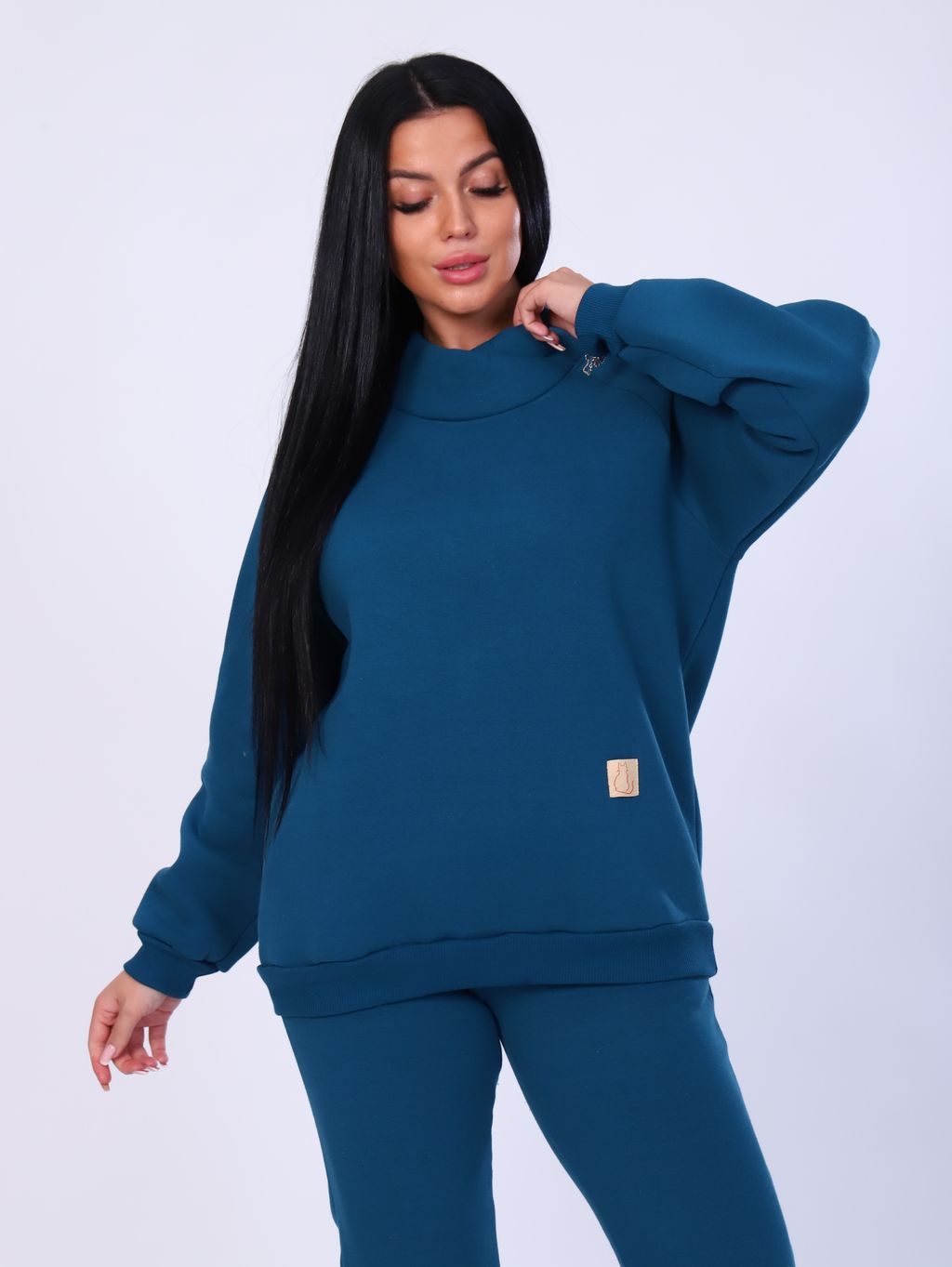 М343 Костюм Олимпия без капюшона (изумруд) - Иванушка-трикотаж фото 7