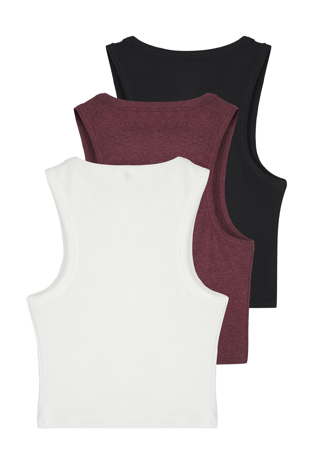 TRENDYOLMILLA Siyah-Ekru-Lacivert Fitted Crop Esnek Orme Atlet TWOSS25AL00053  фото 18