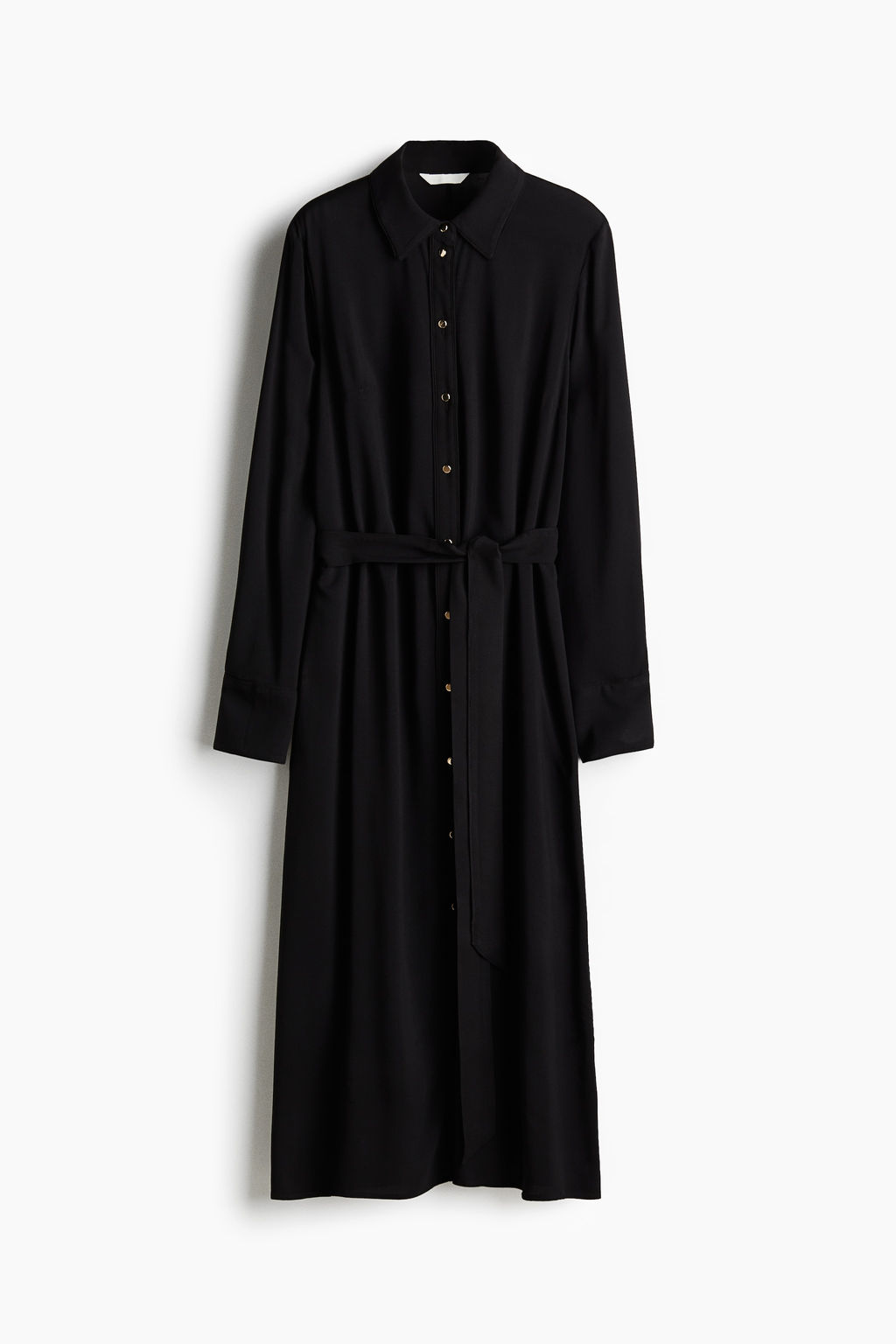 Vestido camisero con cintur?n de anudar