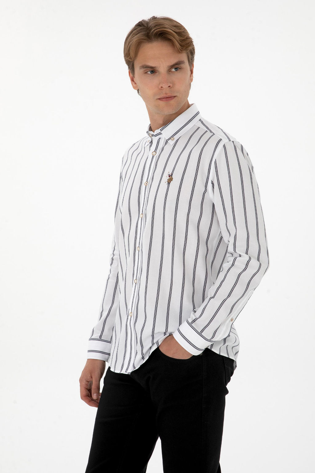 Erkek Lacivert Uzun Kollu G_mlek Sepette S_rpriz _ndirim - U.s. polo assn фото 3