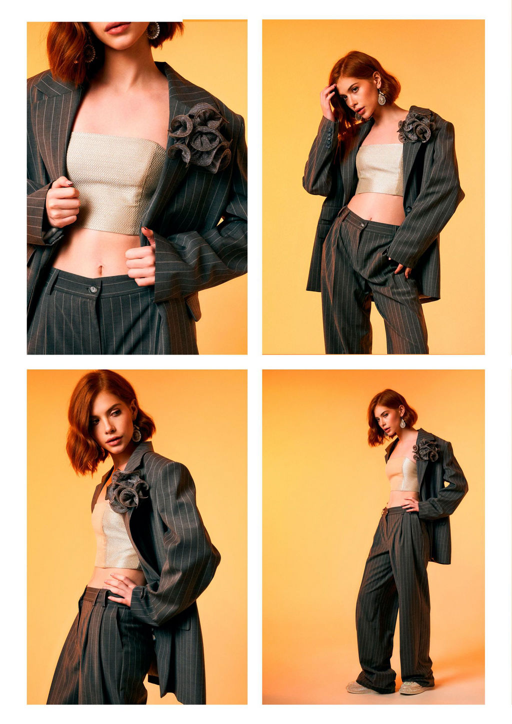 N2414 брюки женские серый - Mozart фото 2