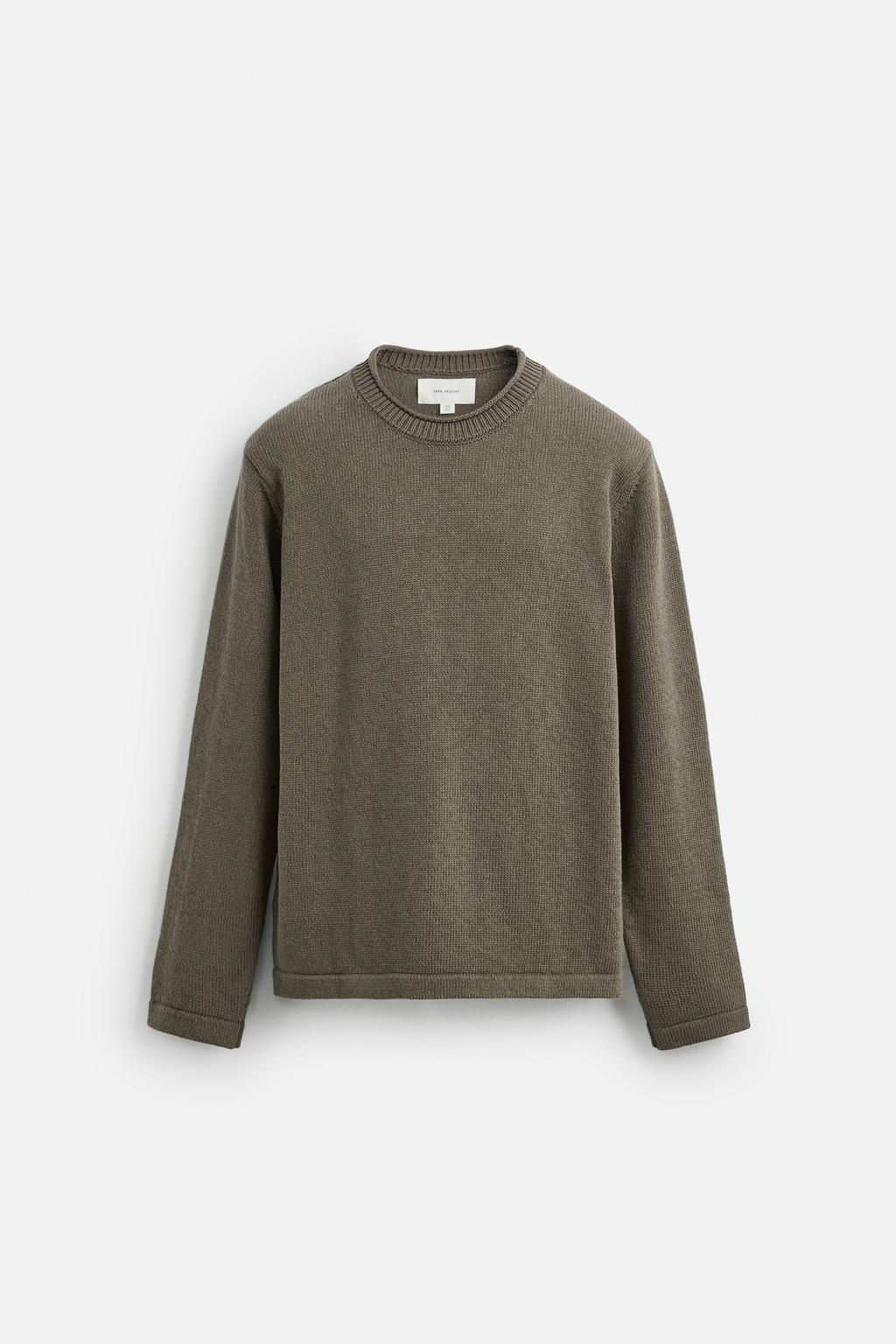 SWEATER WITH TURN-UP DETAIL - Zara фото 8