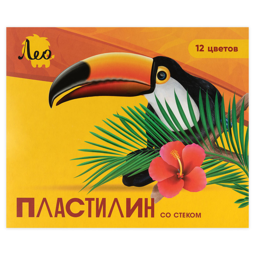 Лео Ярко Пластилин классический LBMC-0112 240 г ( в картонной упаковке ) 12 цв  фото 6