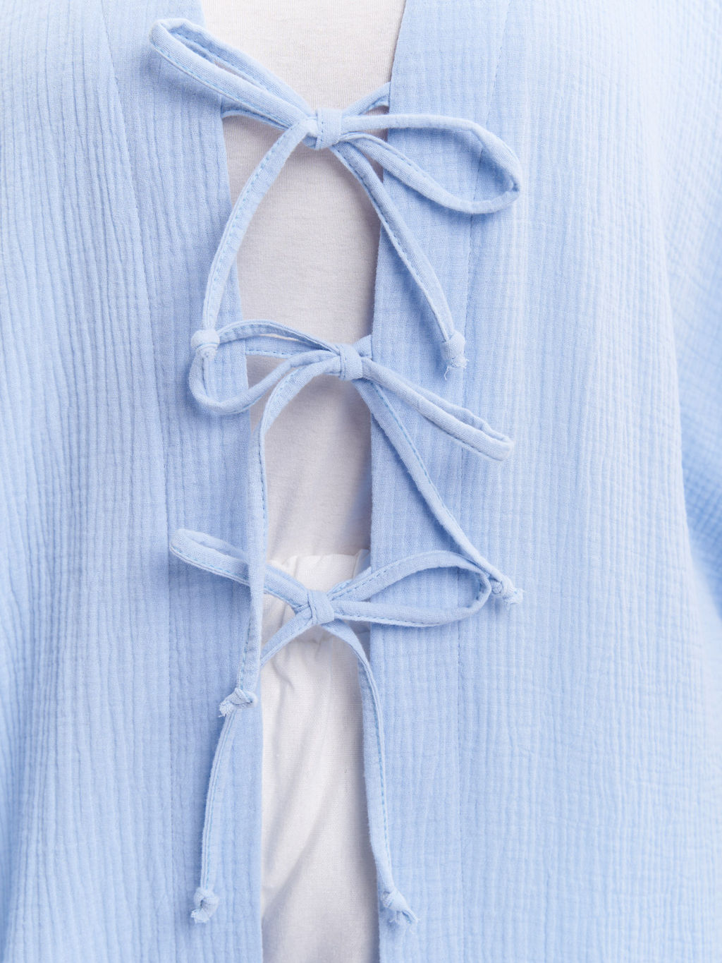 Кардиган из муслина KA01401BLU15