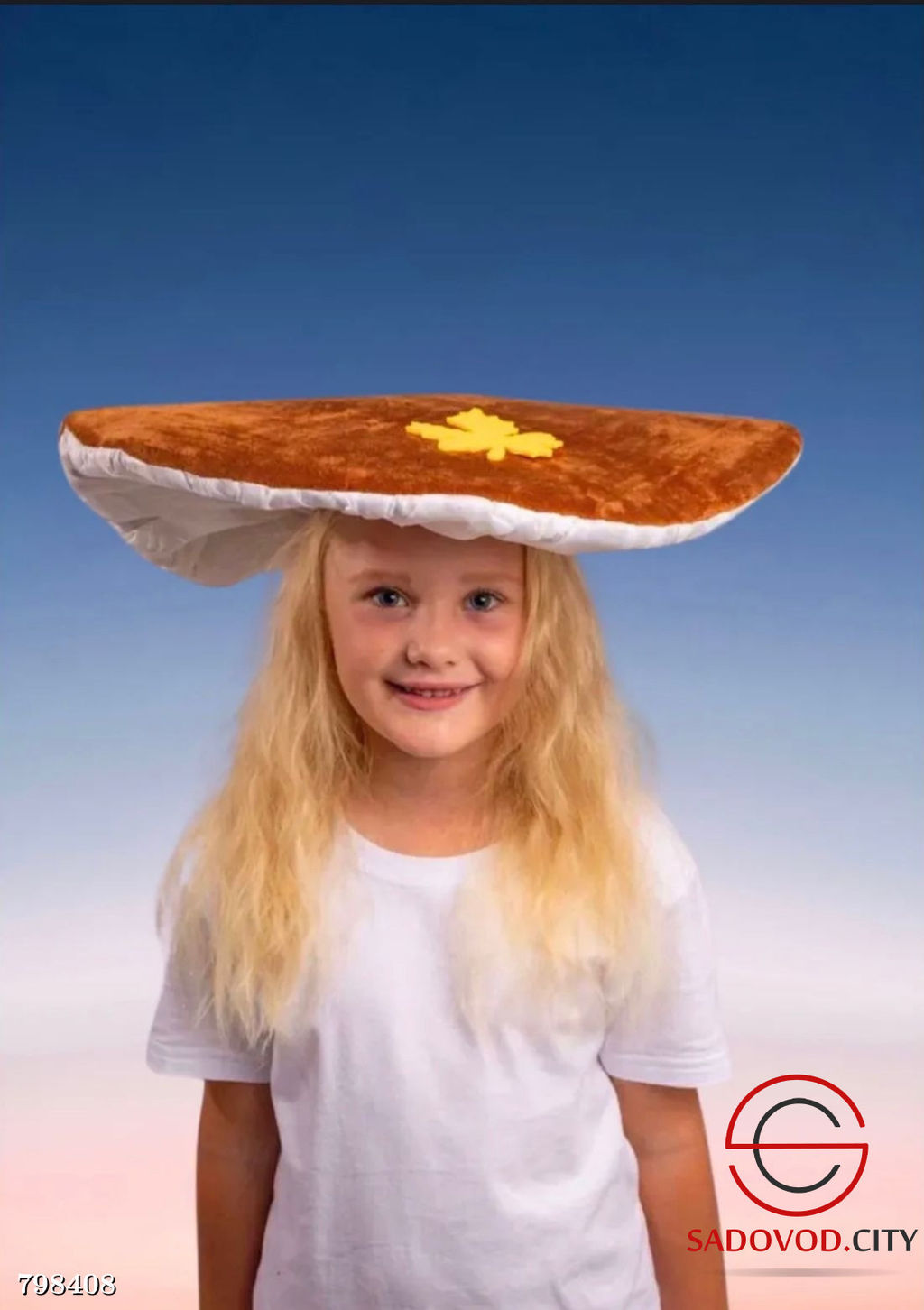 Карнавальная шапка шляпа Гриб белый - Bruno фото 4