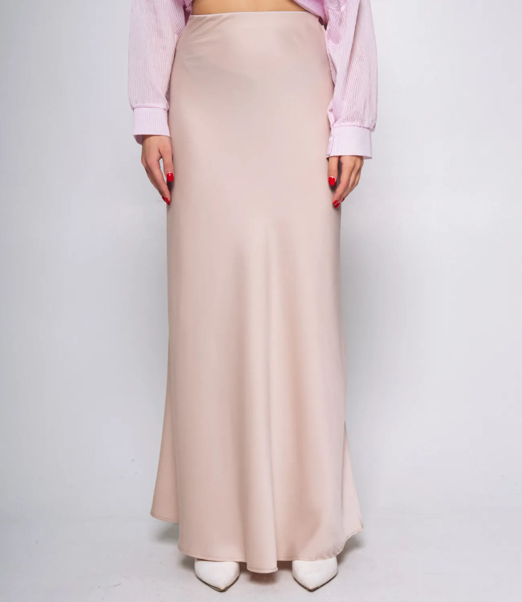 Юбка #КТ2113 (2)-1, бежевый