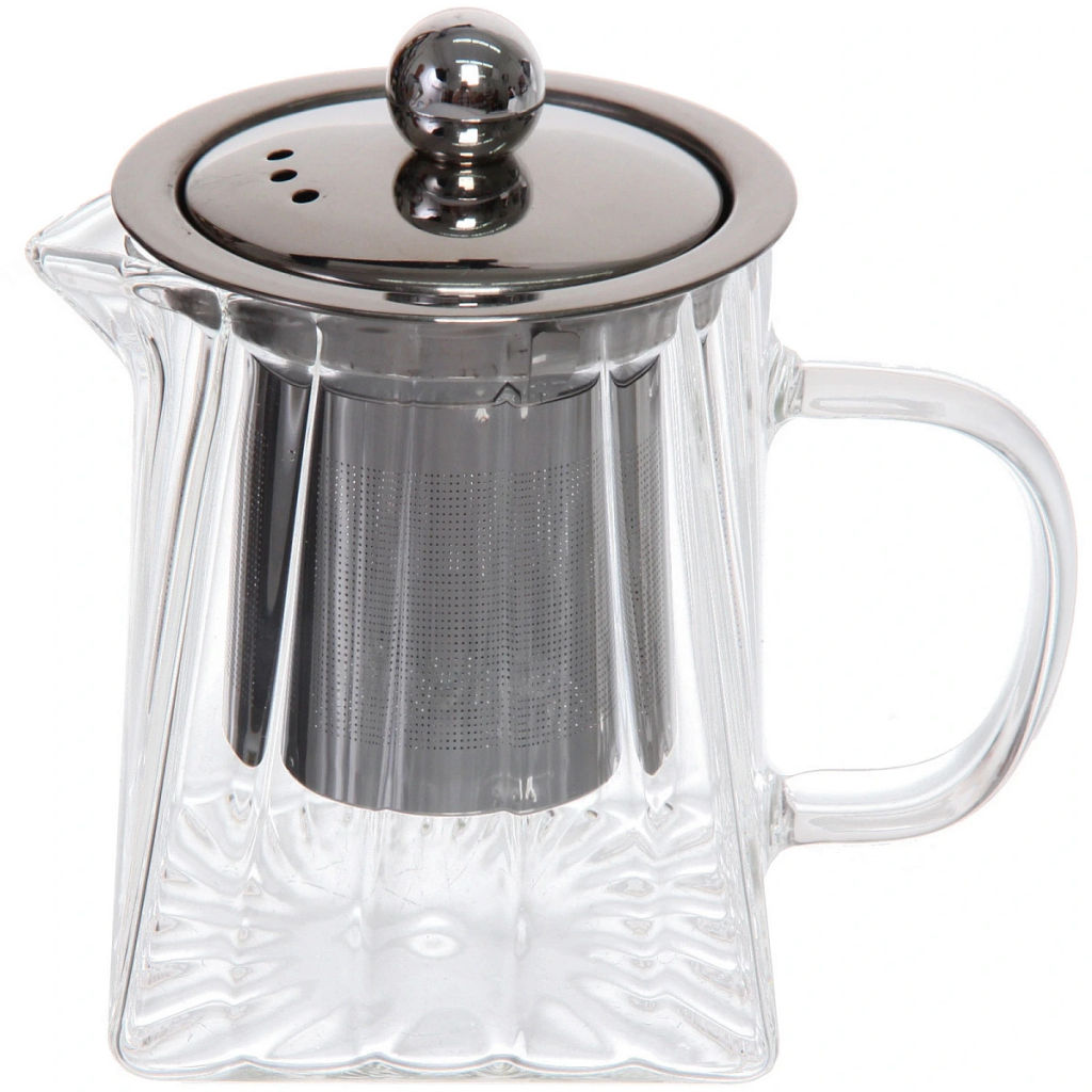 Чайник заварочный стеклянный 350мл "Bella cucina", трапеция