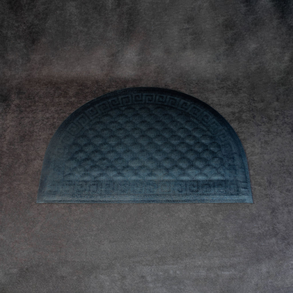 Коврик 40*60 см ComeForte УЮТ "Мультиколор" полукруглый