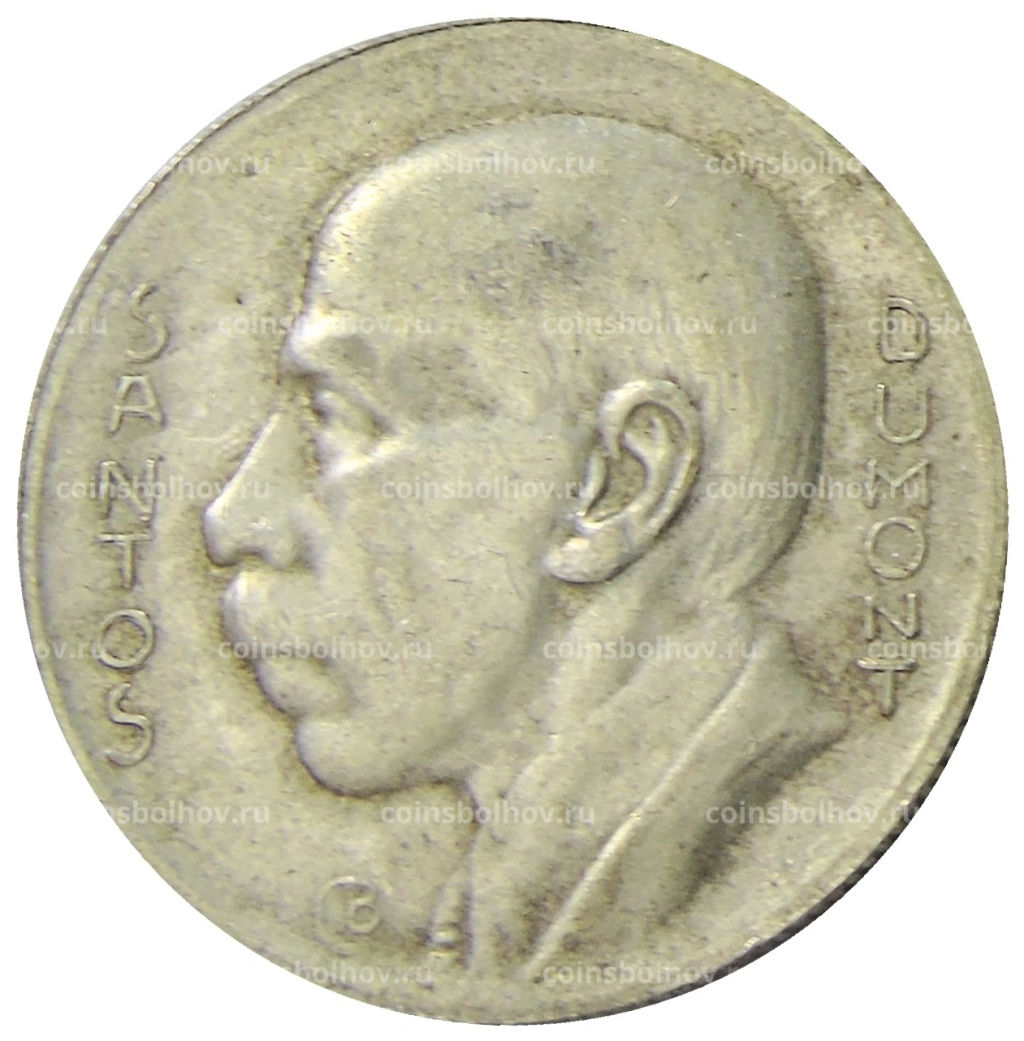 Монета 5000 рейс 1936 года Бразилия