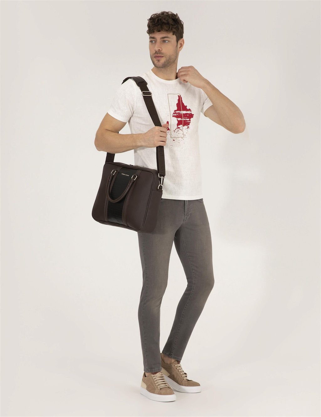 Koyu Gri Slim Fit Jean Pantolon