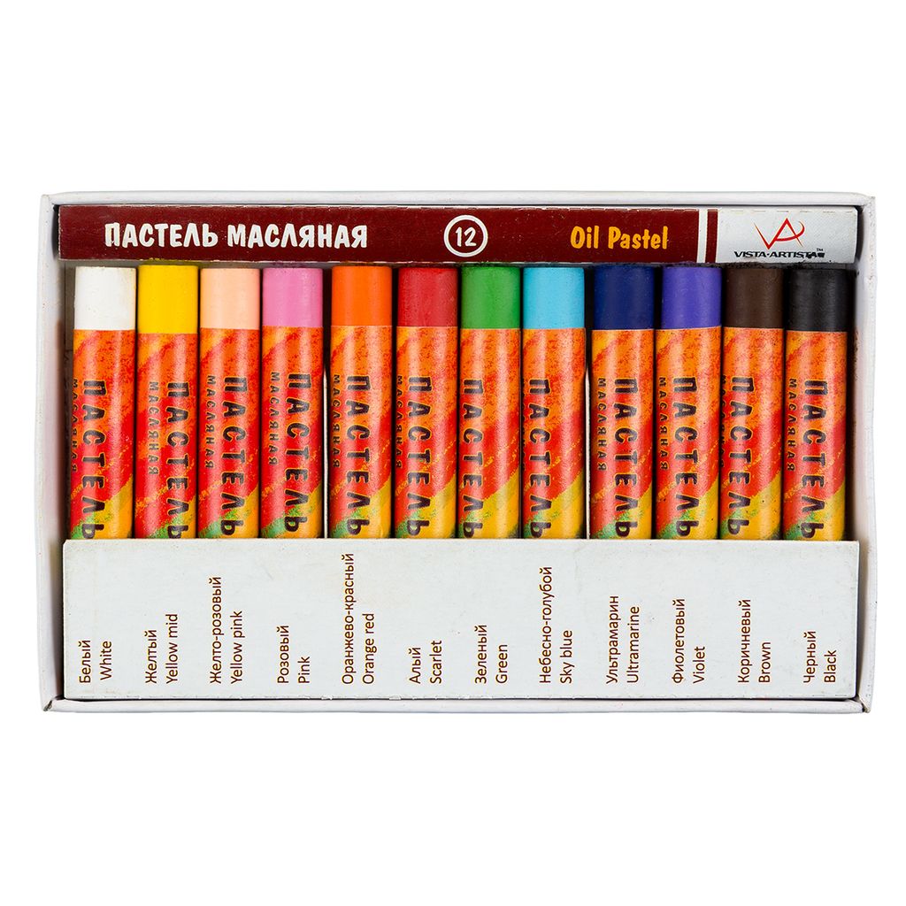 VISTA-ARTISTA Studio пастель масляная набор VAOP-12 12 цв