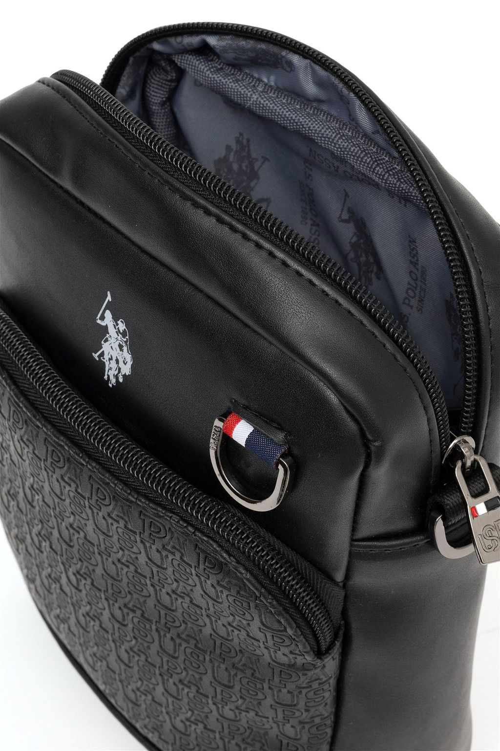 U. S. Polo Assn / Мужская черная сумка - U.s. polo assn фото 5