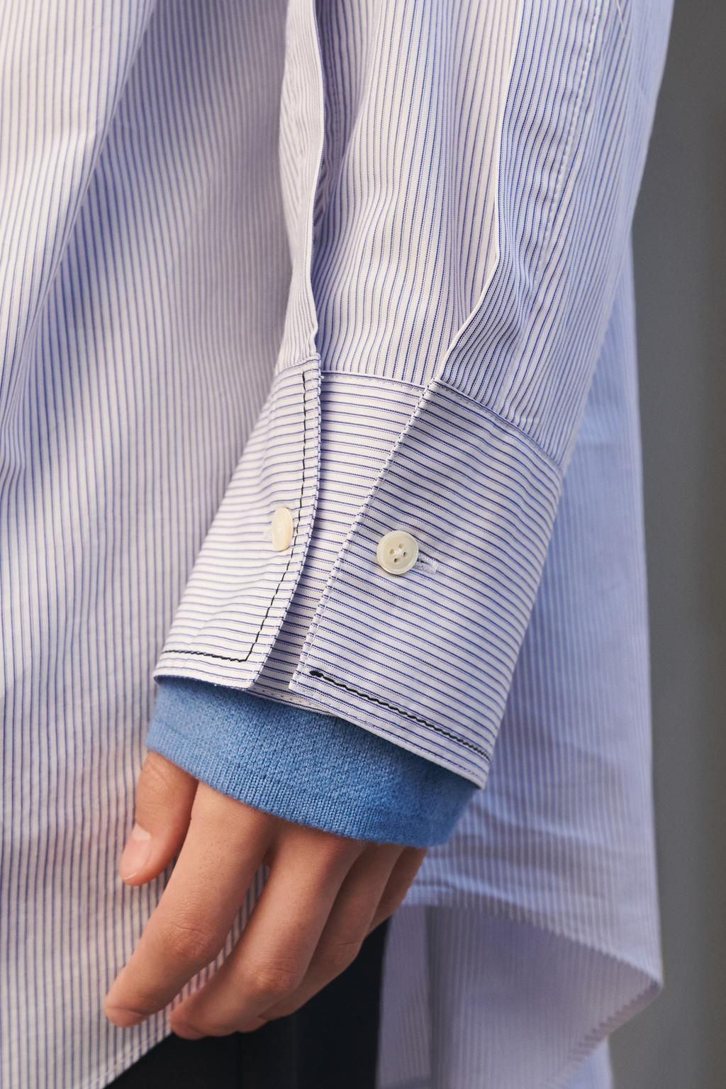 OVERSIZE STRIPE SHIRT LIMITED EDITION - Zara фото 7