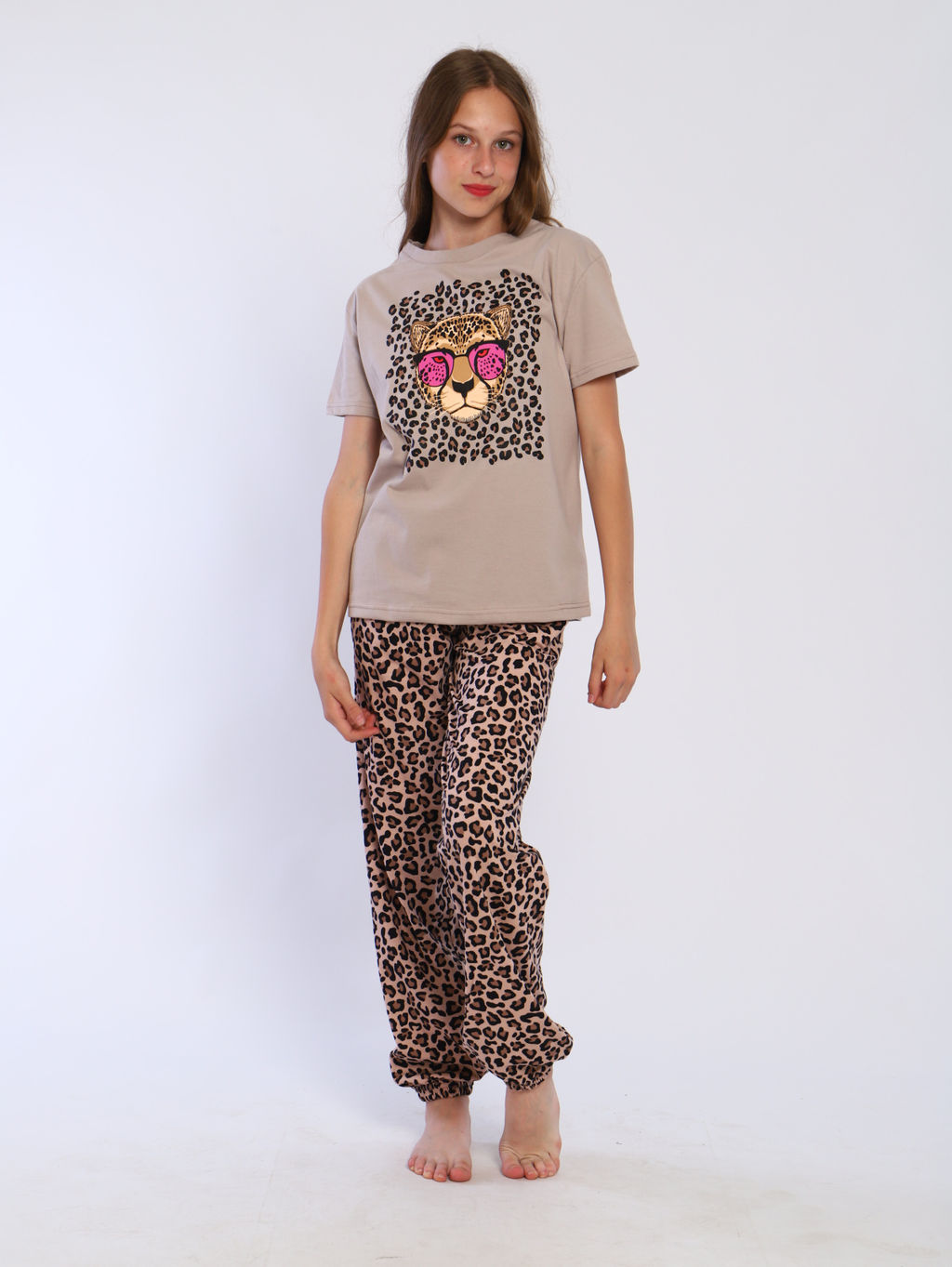 Комплект для девочки Леопард Ладошки фото 14