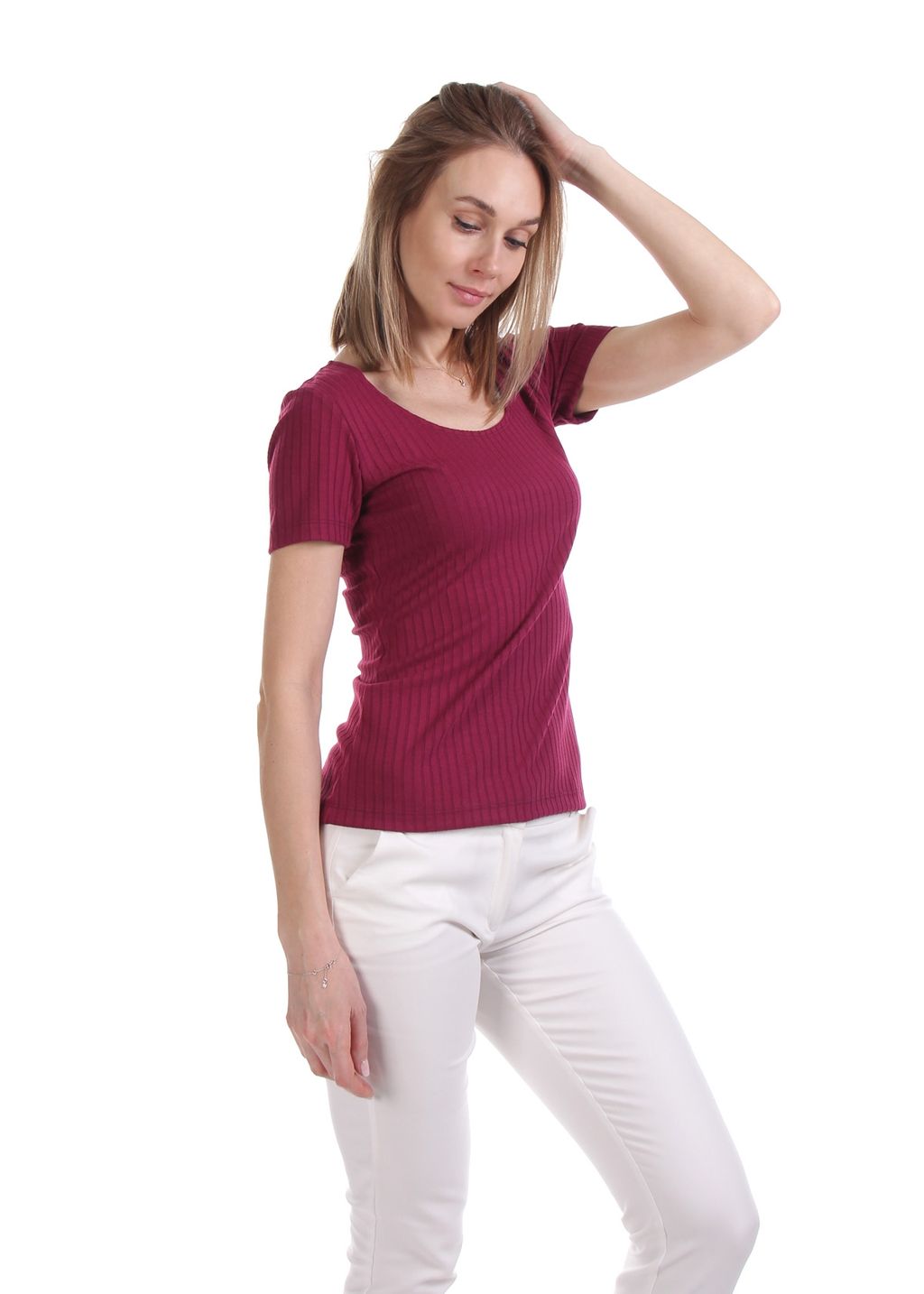 ФУТБОЛКА МА299 ВИШНЯ - Assana фото 3