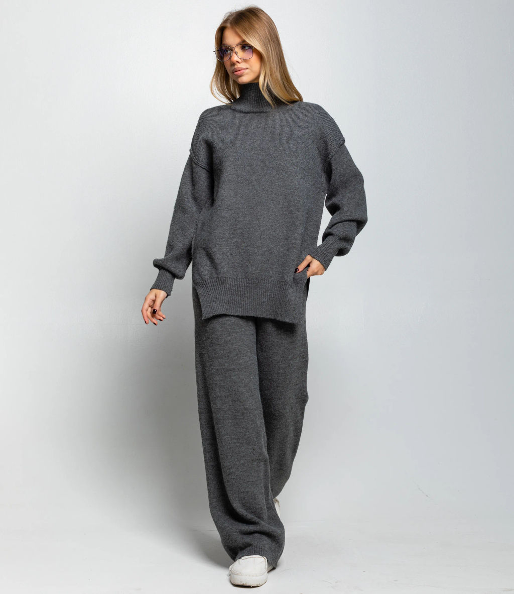 Костюм #КТ828 (6), серый - Dommod фото 2